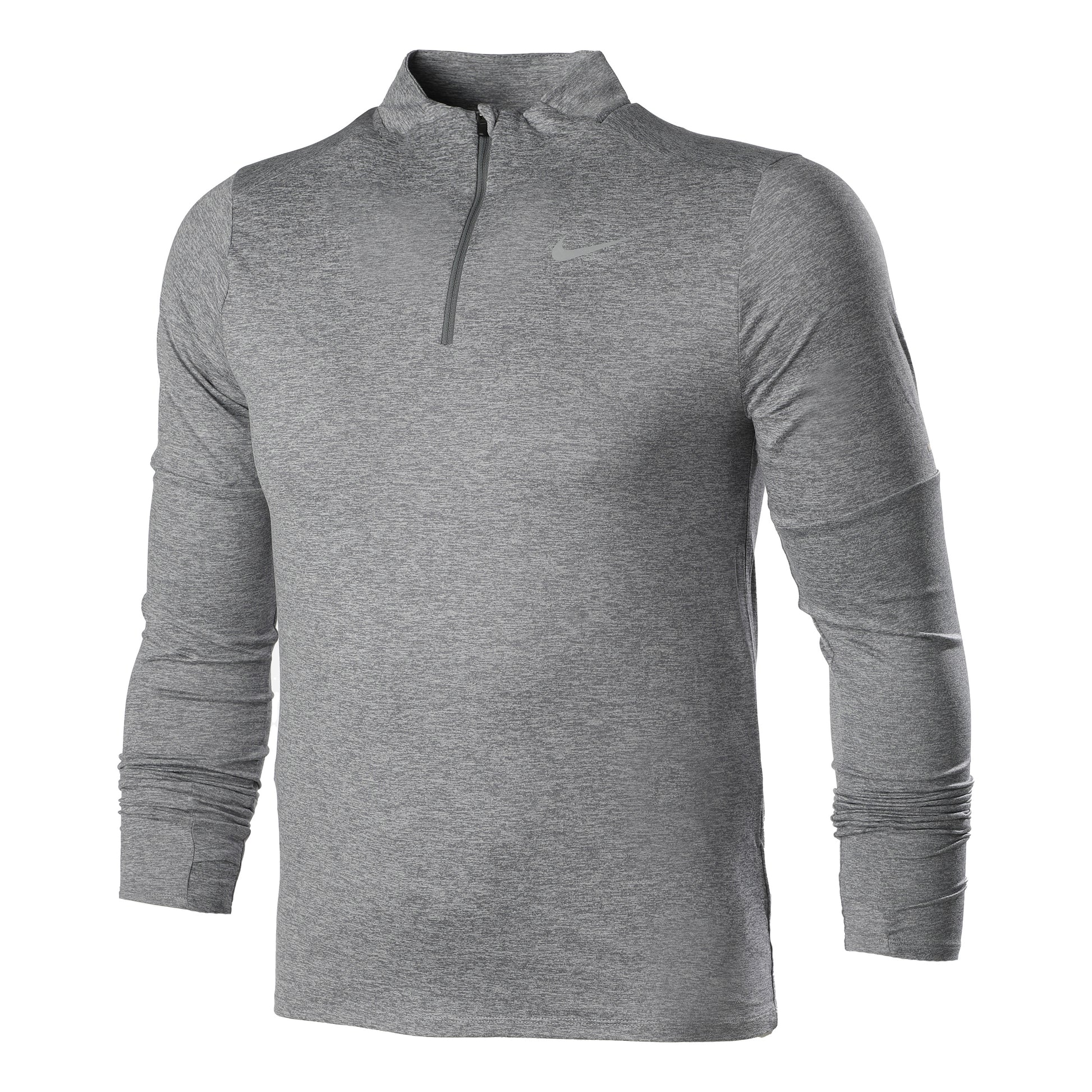 Nike Dri-Fit Element Half-Zip Běžecký top Muži - šedá,
