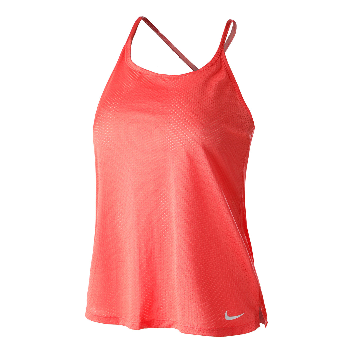 Nike Dri-Fit Breathe Standard Fit Sportovní tílko Dámy - korálová, bílá