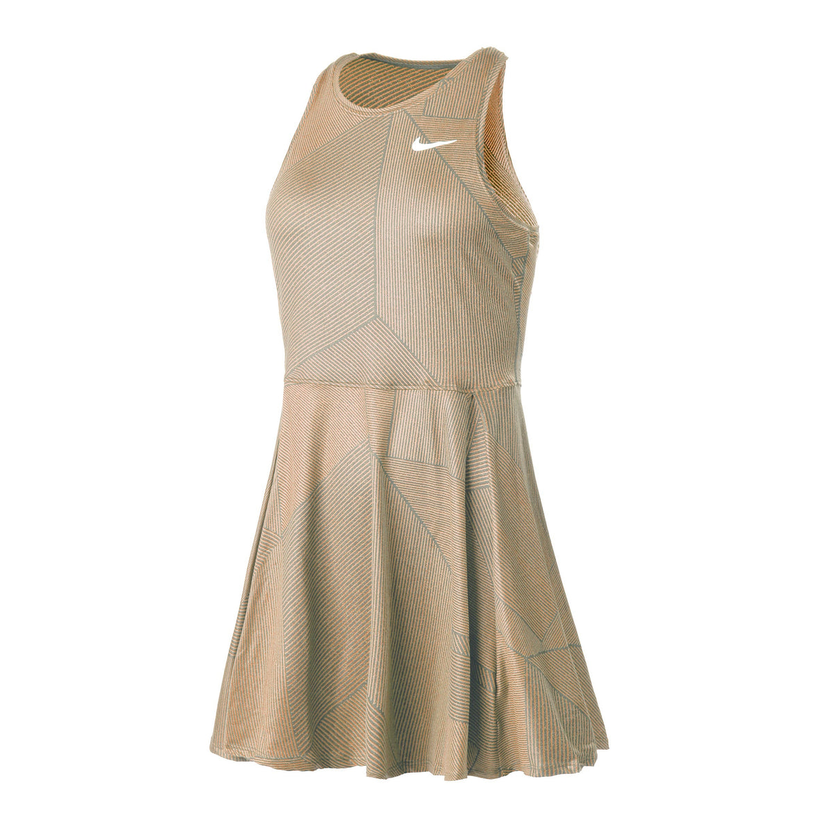 Nike Dri-Fit Printed Šaty Dámy - apricot, šedá