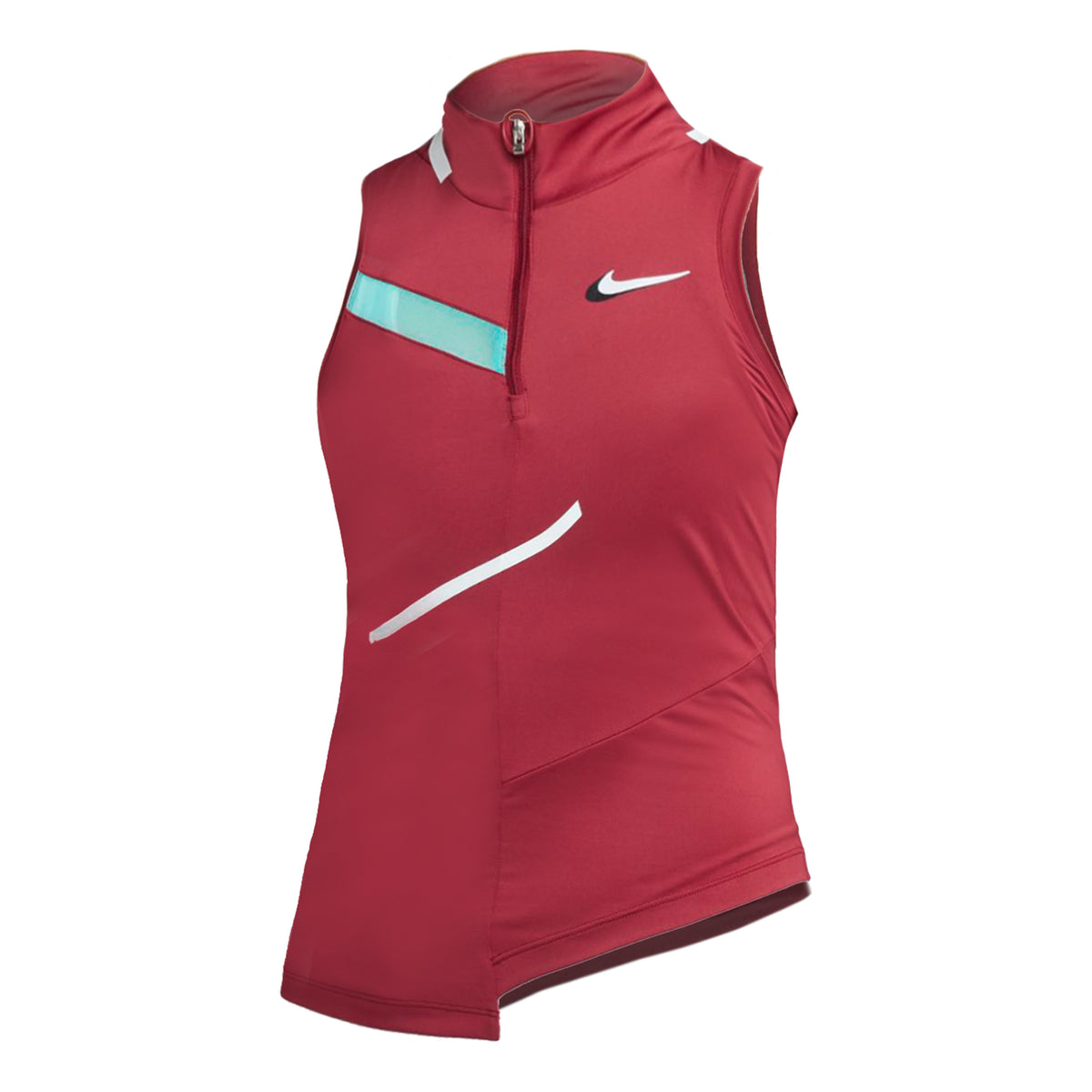 Nike Court Dri-Fit Sportovní tílko Dámy - tmavě červená, vícebarevné