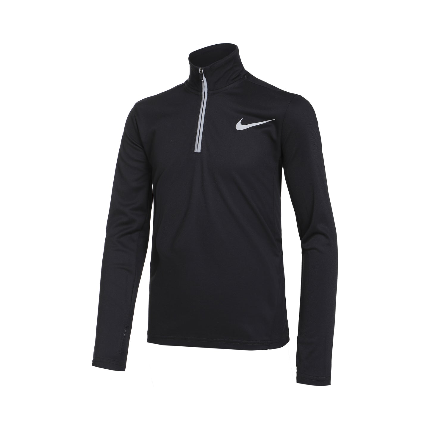 Nike Dri-Fit Poly+ 1/4 Zip S dlouhým rukávem Chlapci - černá,
