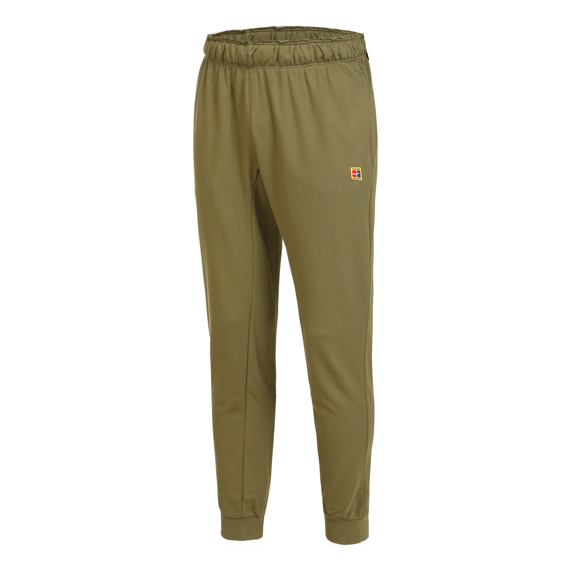 Nike Dri-Fit Court Heritage Fleece Tréninkové kalhoty Muži - olivová,