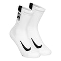 Dri-Fit Multiplier Crew Sportovní ponožky 2ks v baleni Unisex - bílá, černá