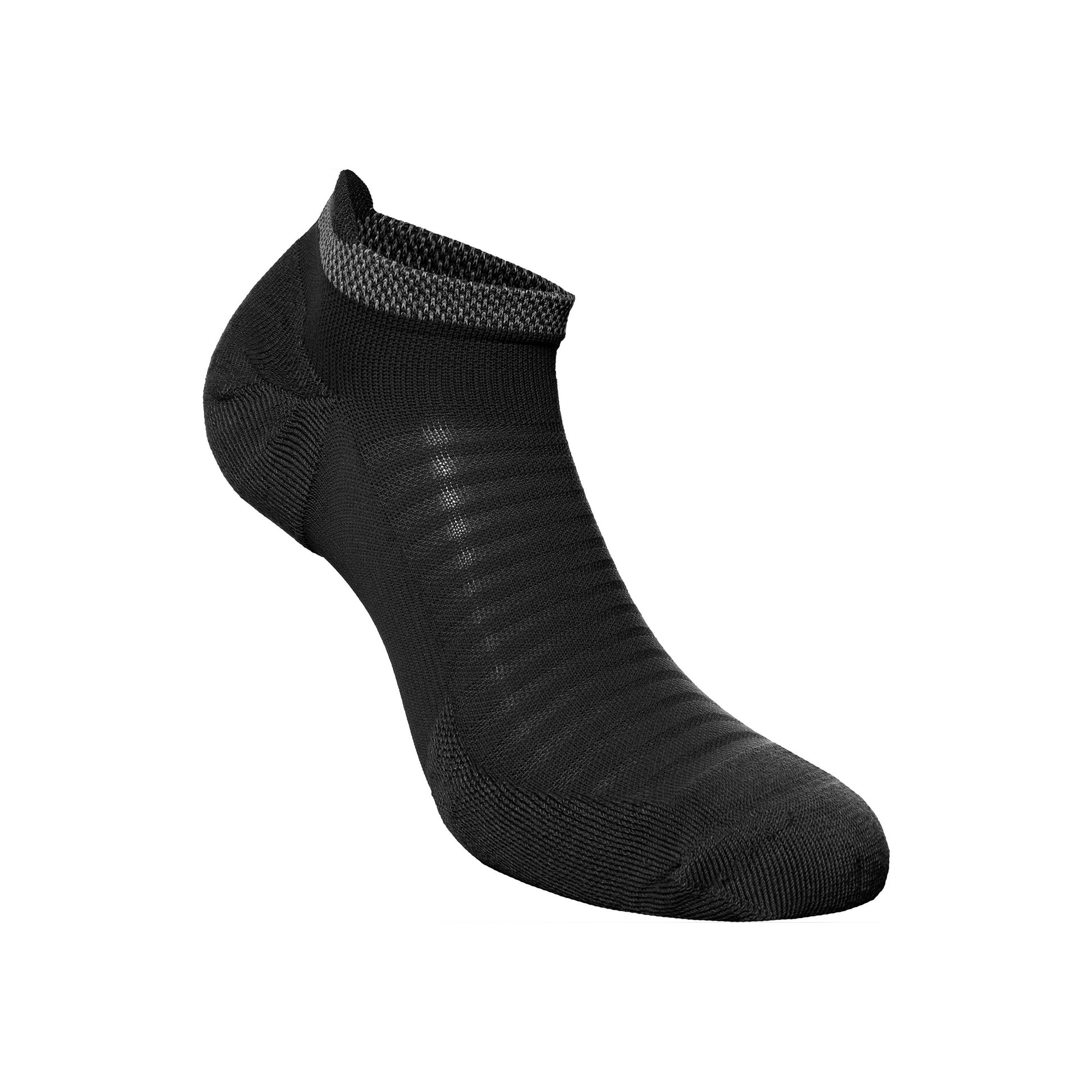 Nike Spark Lightweight No-Show Running Ponožky-Černá,Šedá