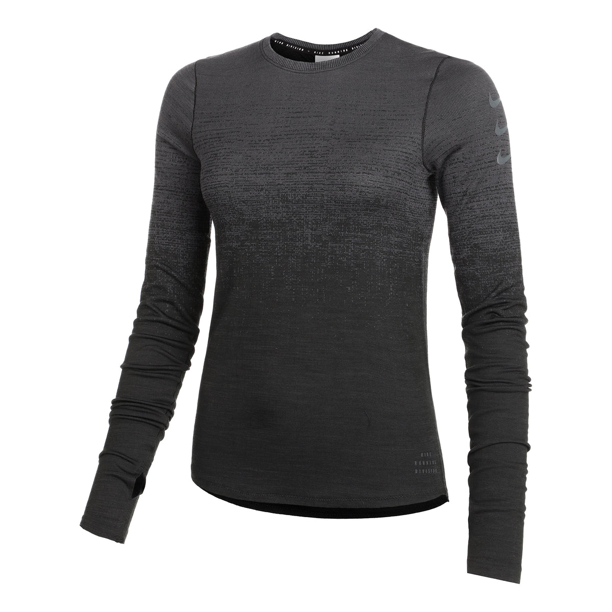 Nike Dri-Fit Run Division Běžecký top Dámy - šedá, černá
