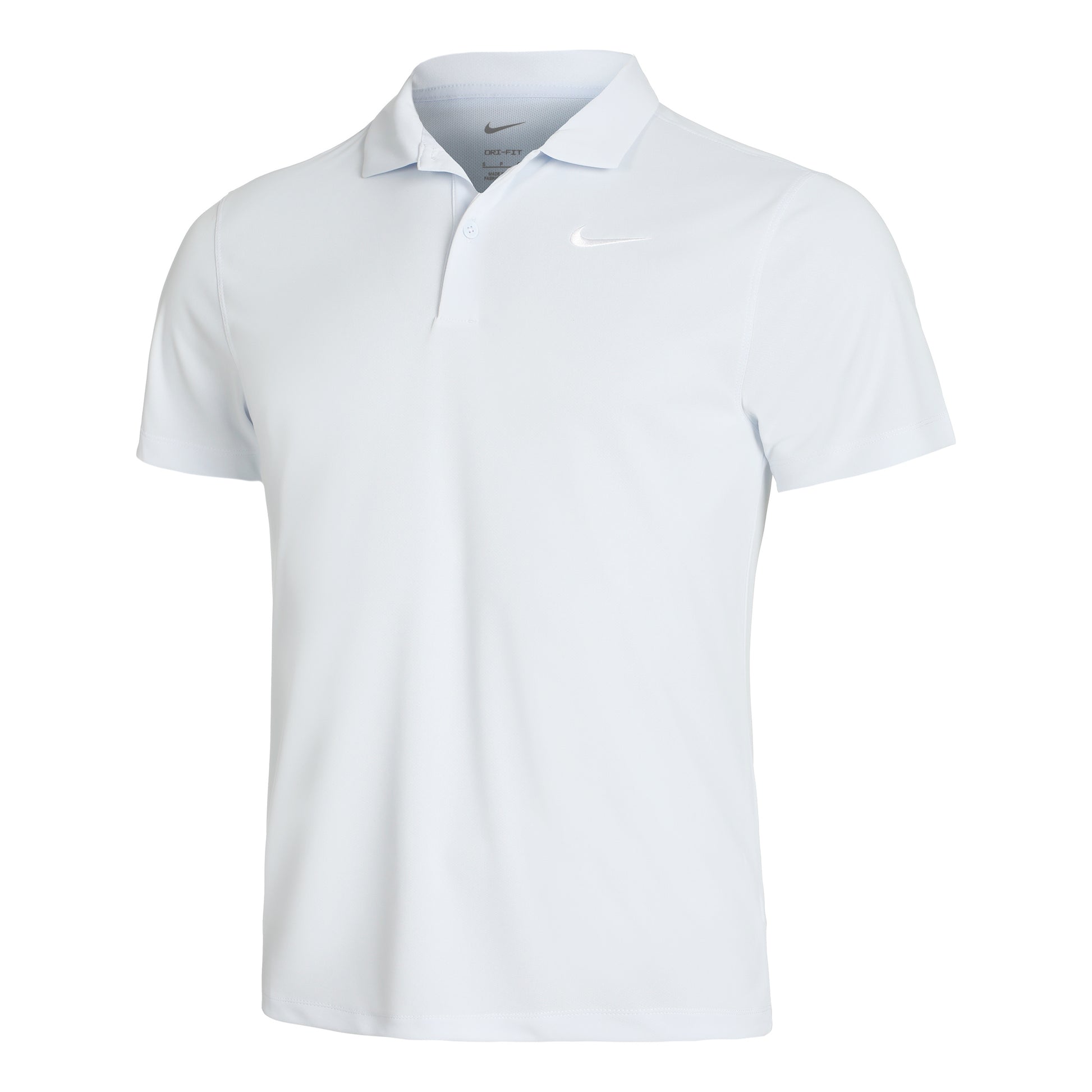 Nike Dri-Fit Victory Court Solid Pólo Muži - bílá, světle šedá