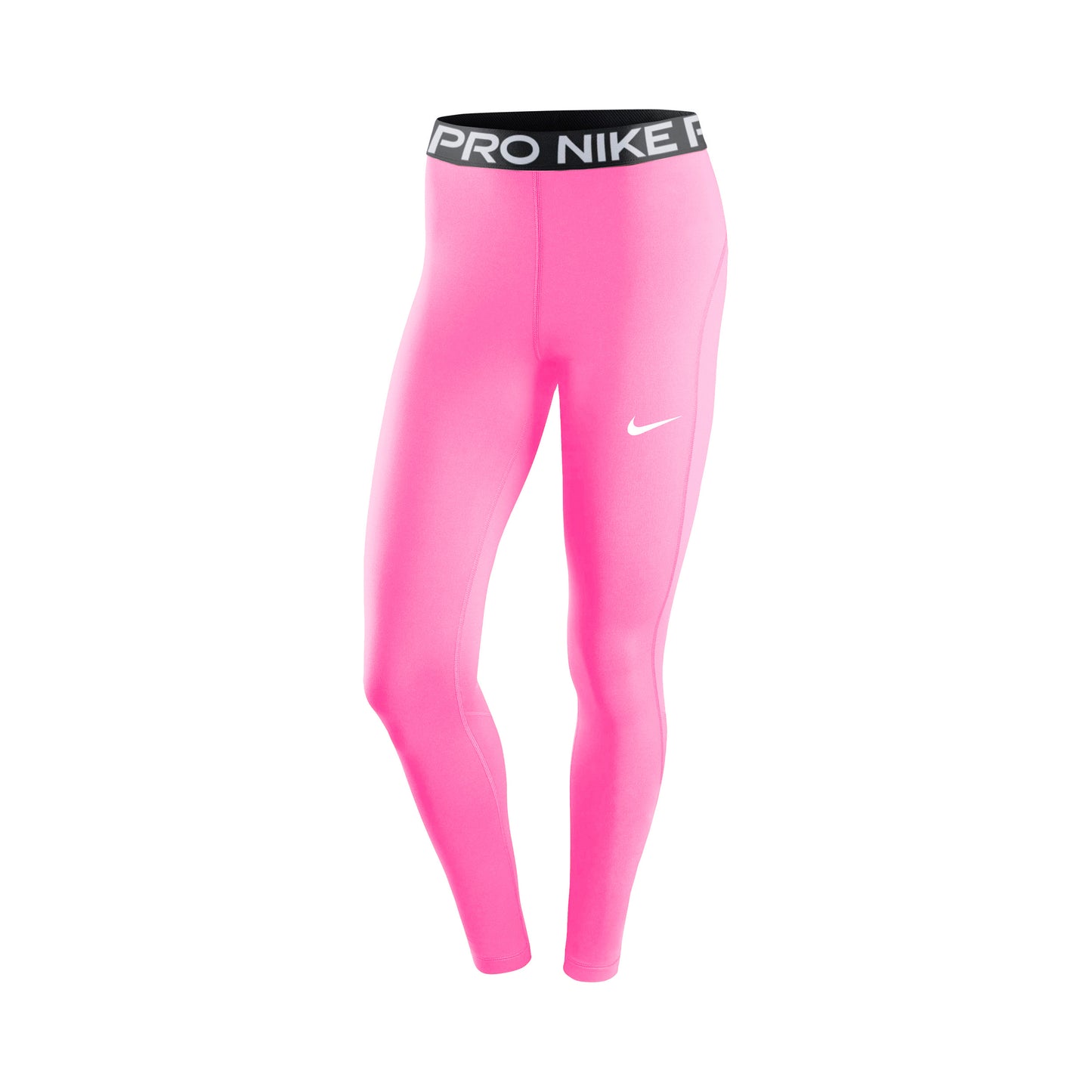 Nike Pro Těsné Dívky - neonové růžová, černá