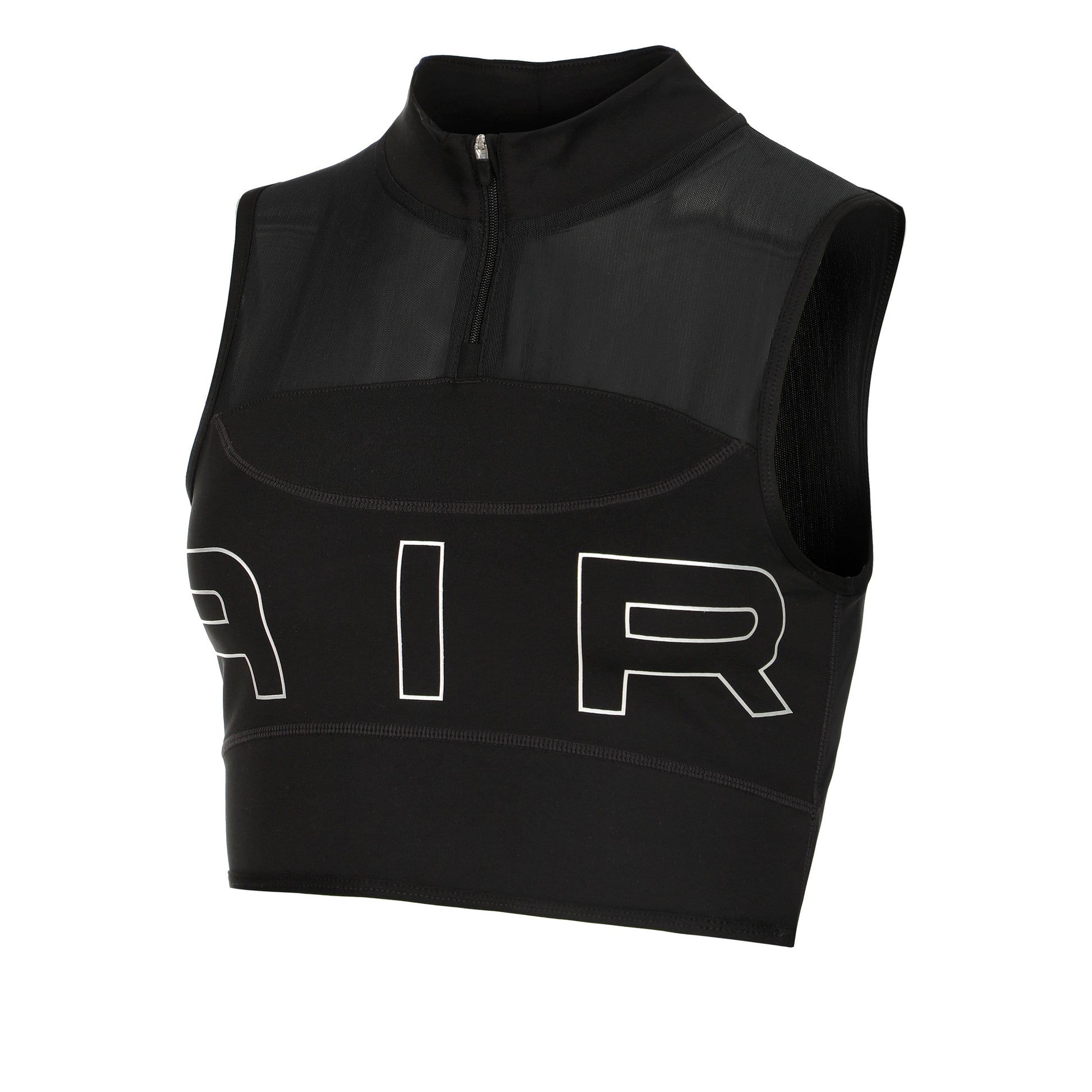 Nike Dri-Fit Air Cropped Běžecké tričko Dámy - černá,