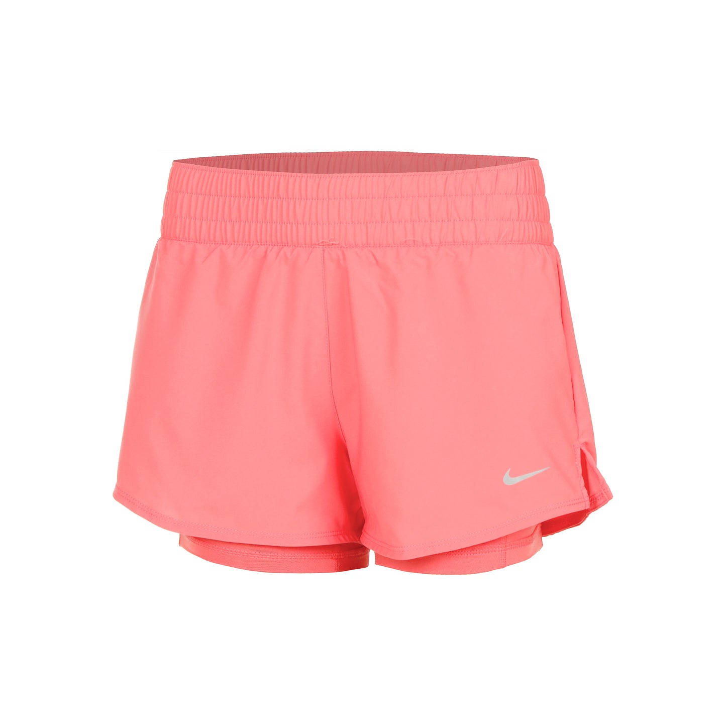 Nike Dri-Fit One Mid Rise 2in1 3in Šortky Dámy - korálová,
