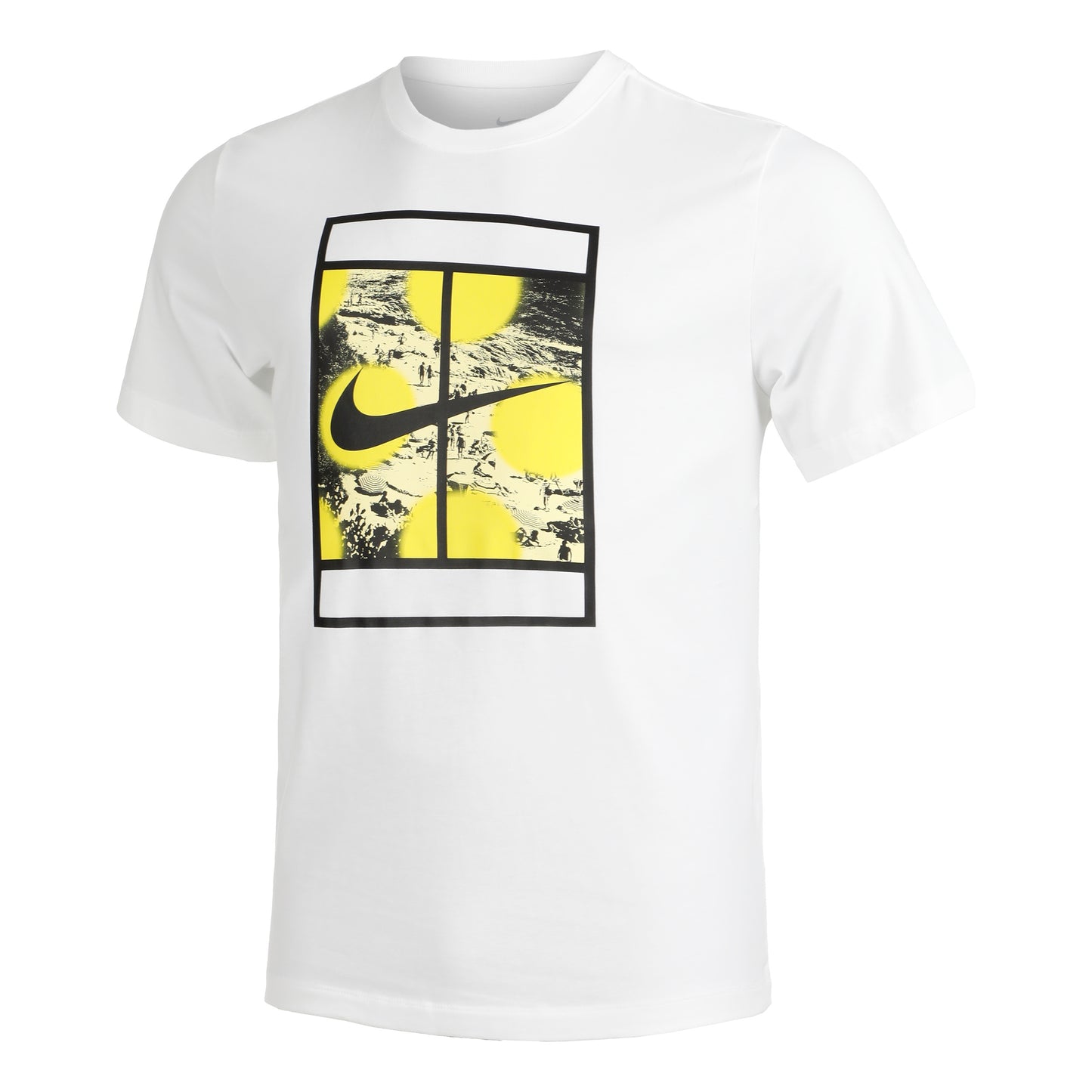 Nike Court Heritage RG Tričko Muži - bílá, vícebarevné