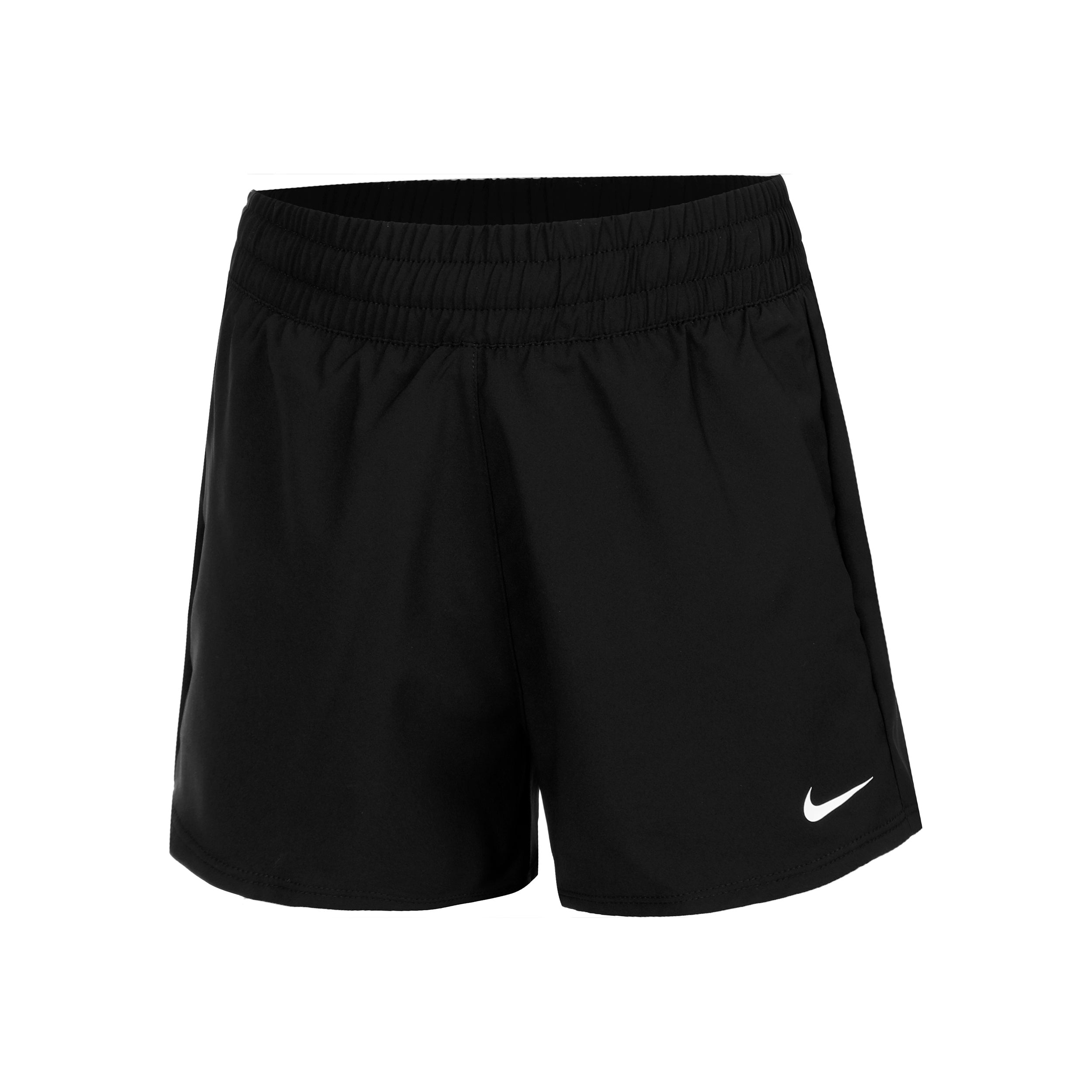 Nike Dri-Fit Big Kids High Waisted Woven Šortky Dívky-Černá