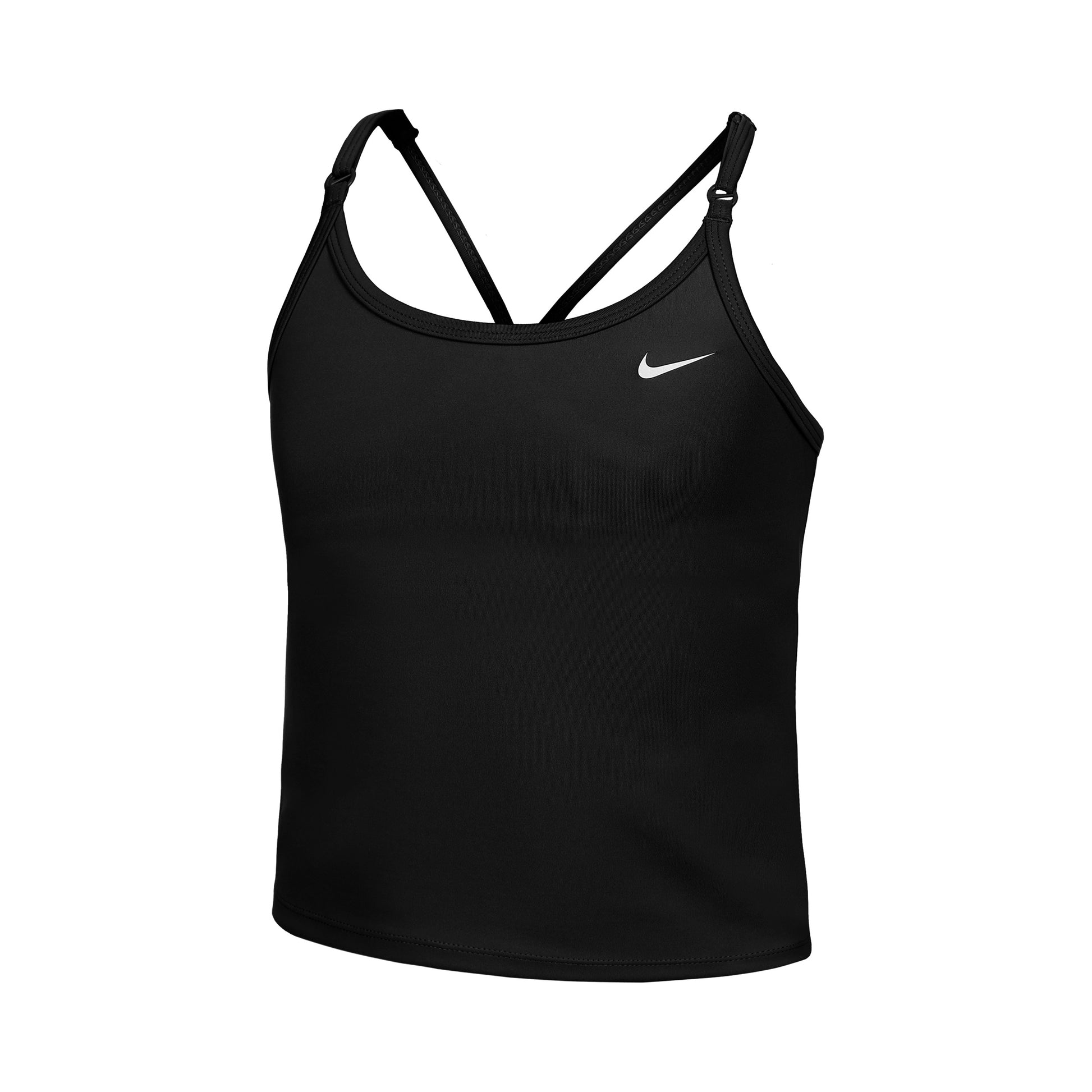 Nike Dri-Fit Big Kids Tank Sportovní Podprsenka Dívky-Černá