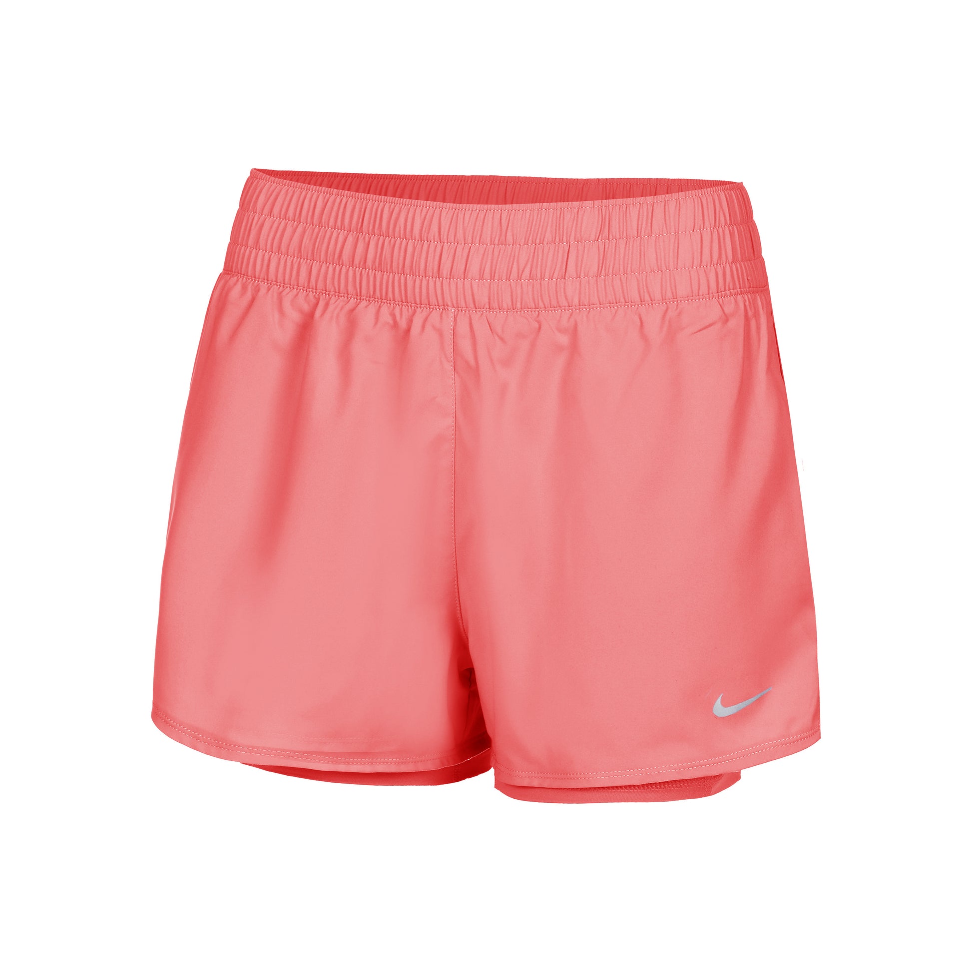 Nike Dri-Fit One Mid Rise 2in1 3in Šortky Dámy - korálová,