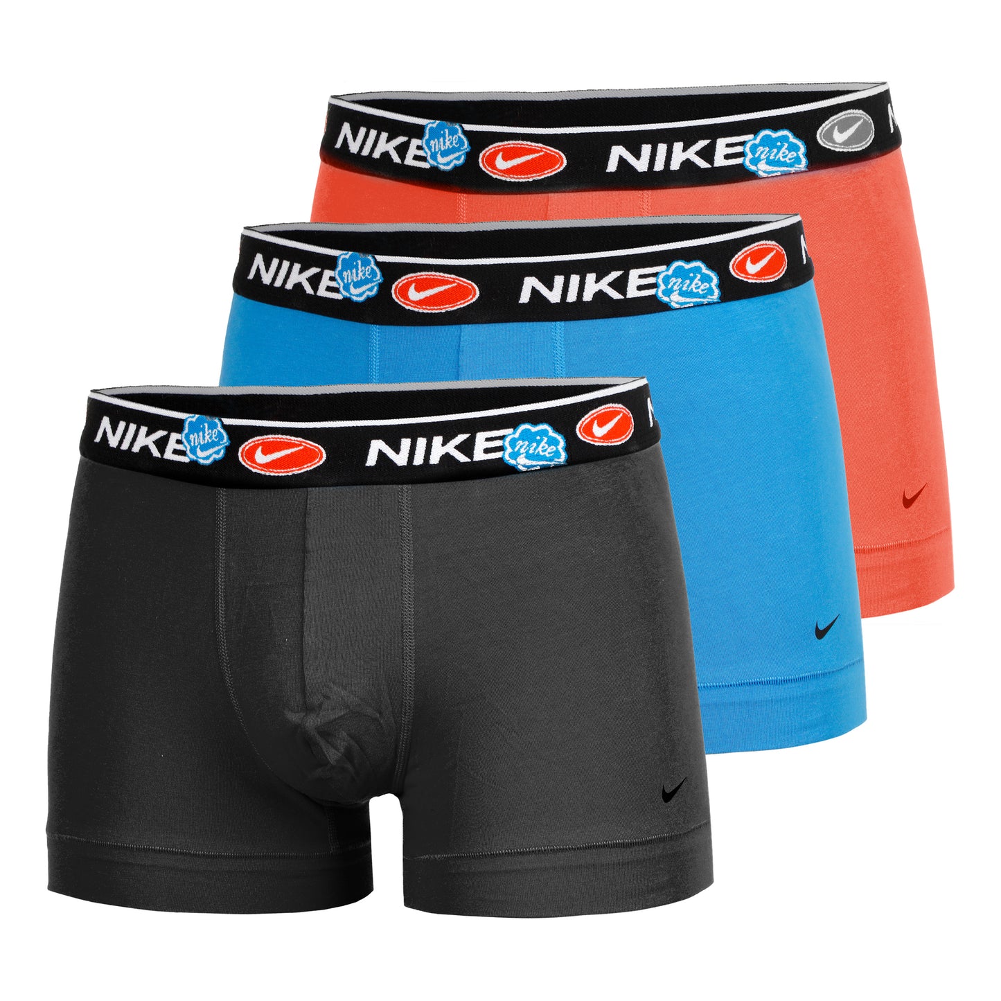 Nike Everyday Stretch Trunk Trenýrky 3ks v baleni Muži - apricot, tyrkysová