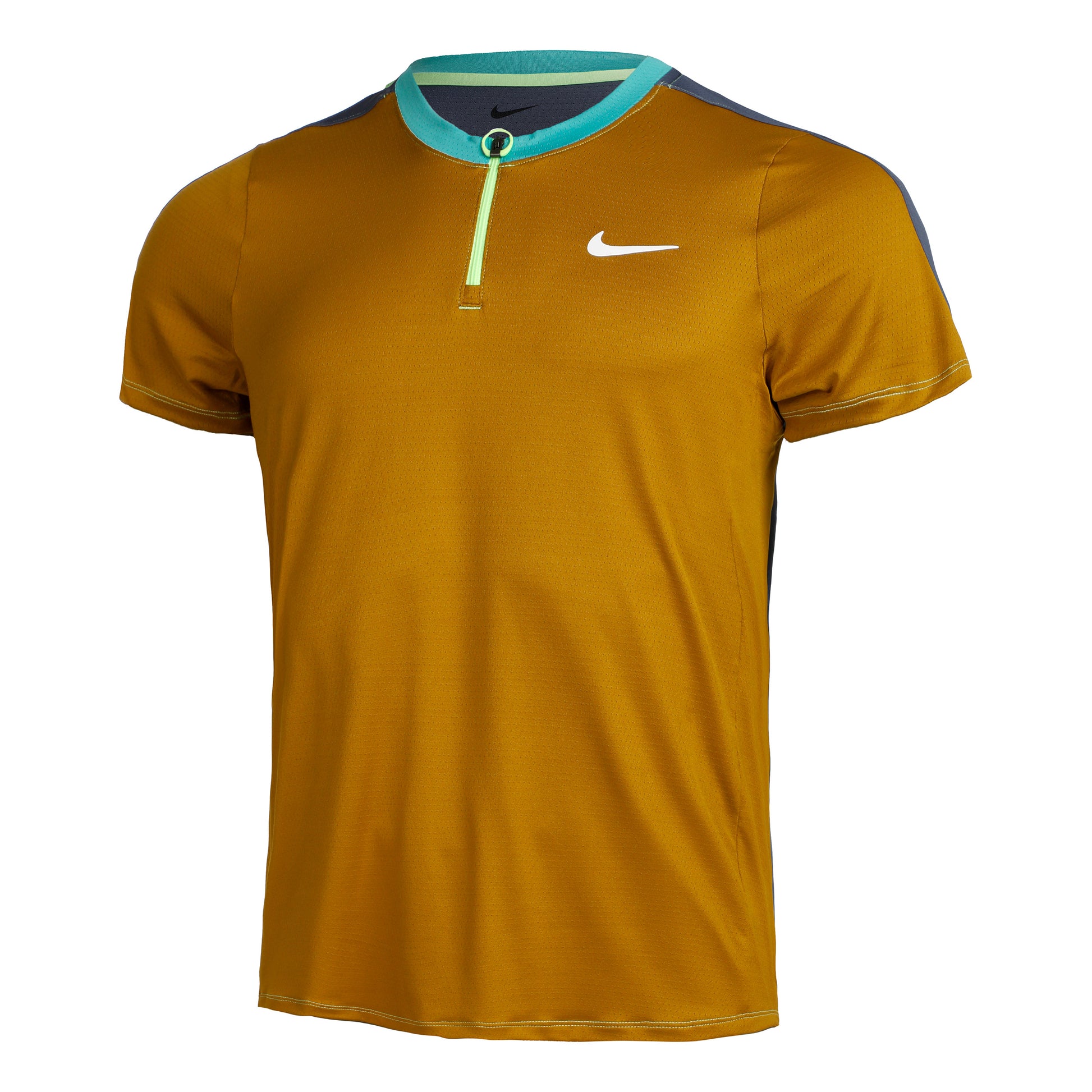Nike Dri-Fit Court Pólo Muži - olivová, modrá