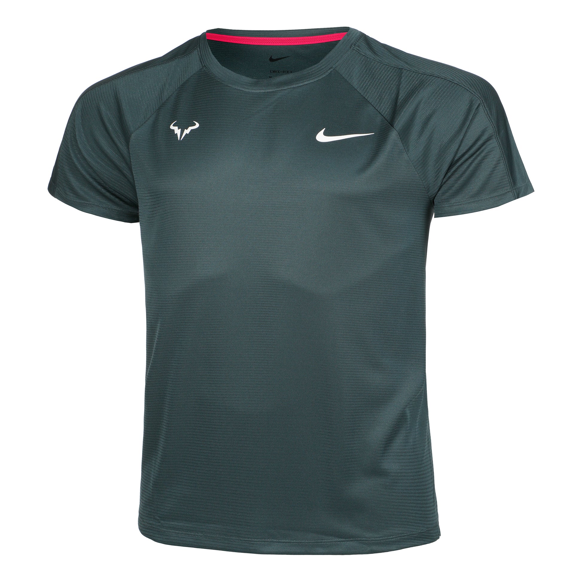 Nike Dri-Fit RAFA MNK Challenger Tričko Muži - tmavě zelená,