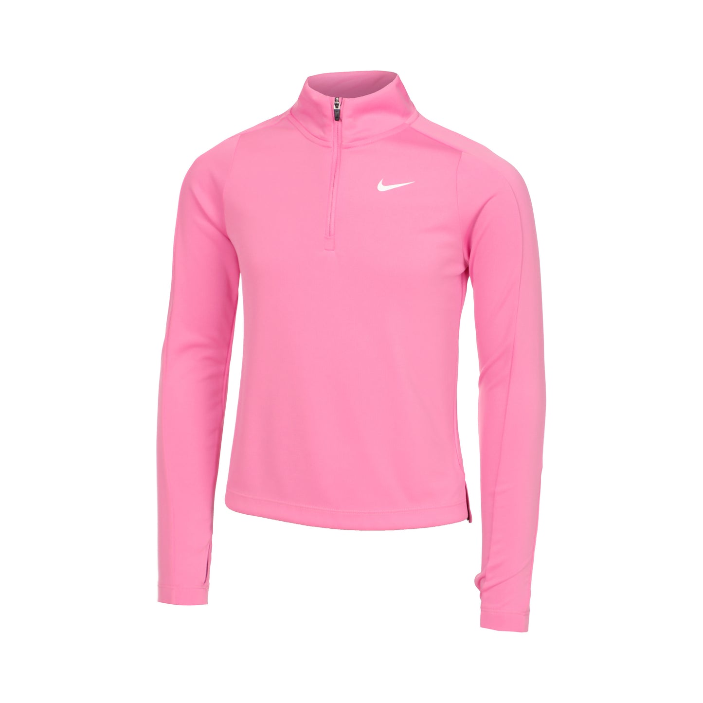 Nike Dri-Fit Half-Zip S dlouhým rukávem Dívky - růžová,