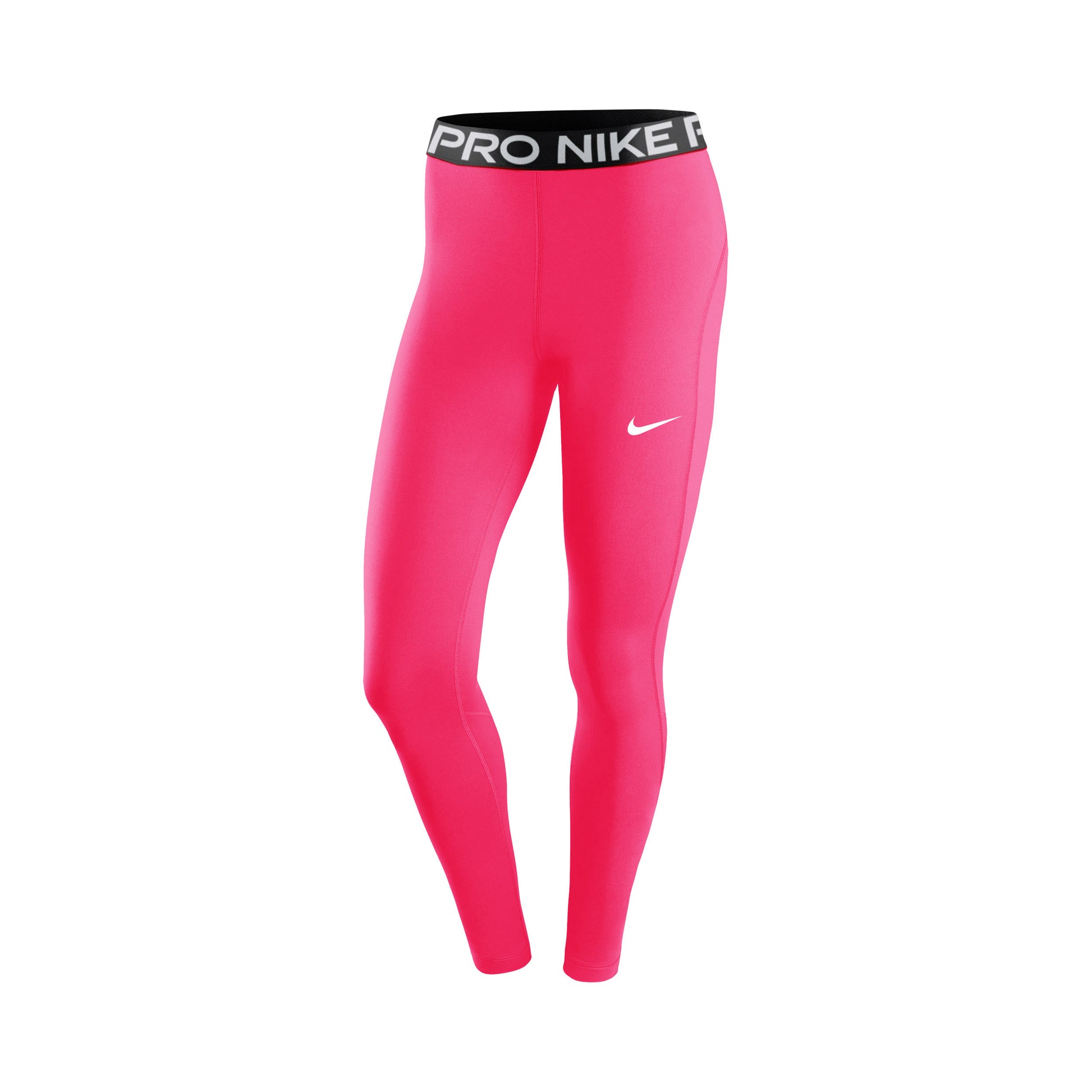 Nike Pro Těsné Dívky - růžová, černá