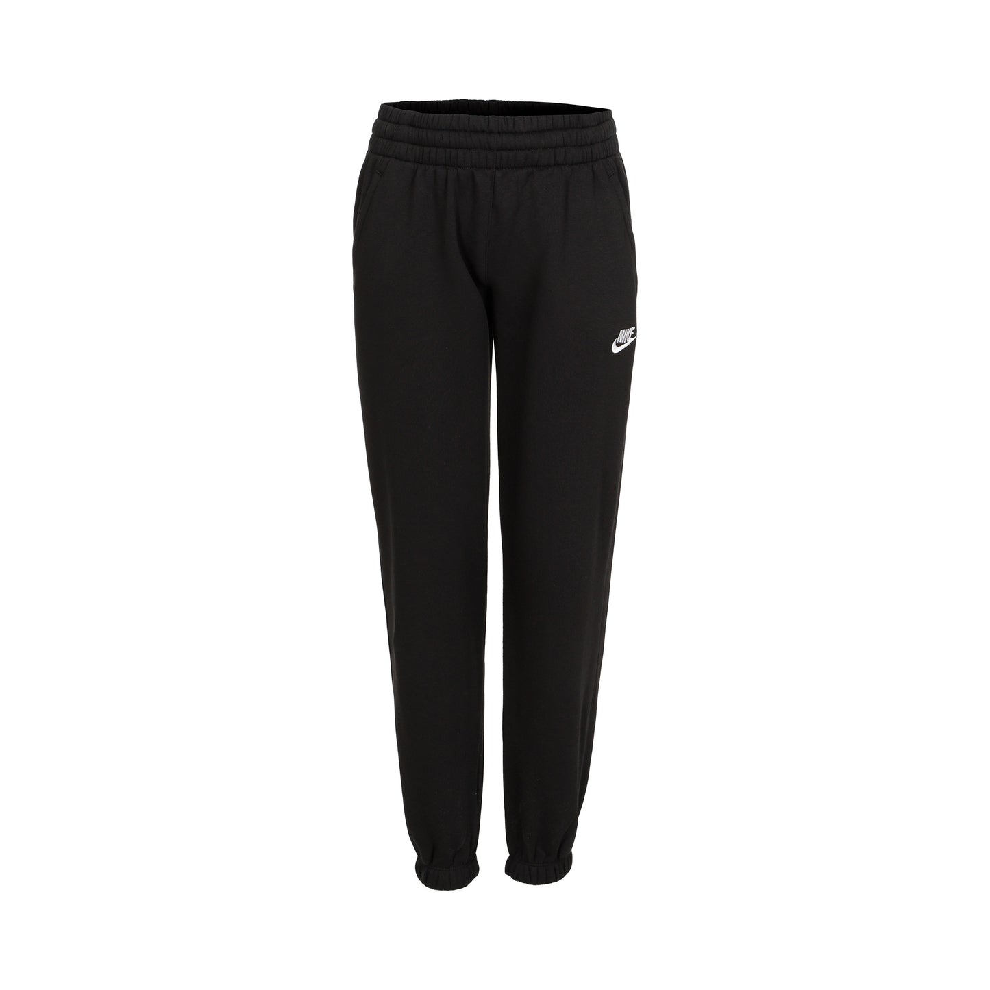 Nike Club Fleece Loose Tréninkové Kalhoty Dívky-Černá,Bílá