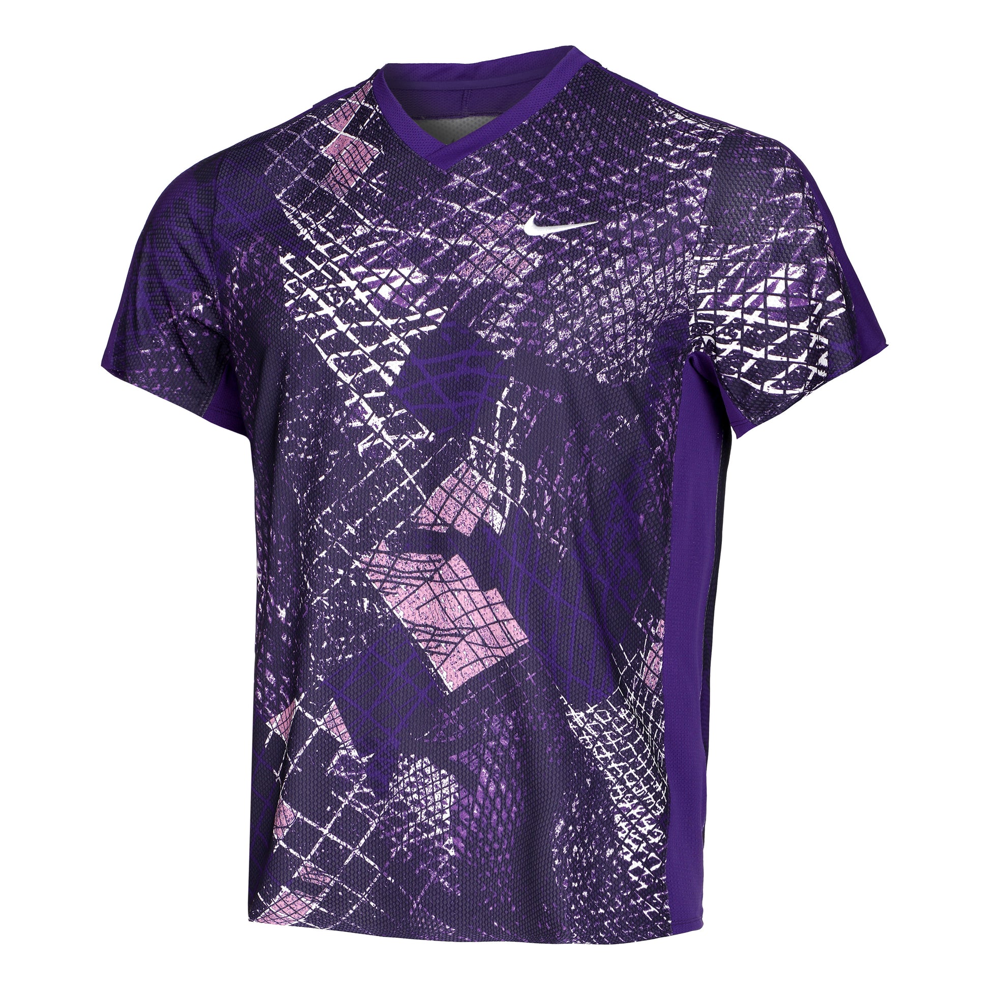 Nike Dri-Fit Court Novelty Tričko Muži - fialová, vícebarevné