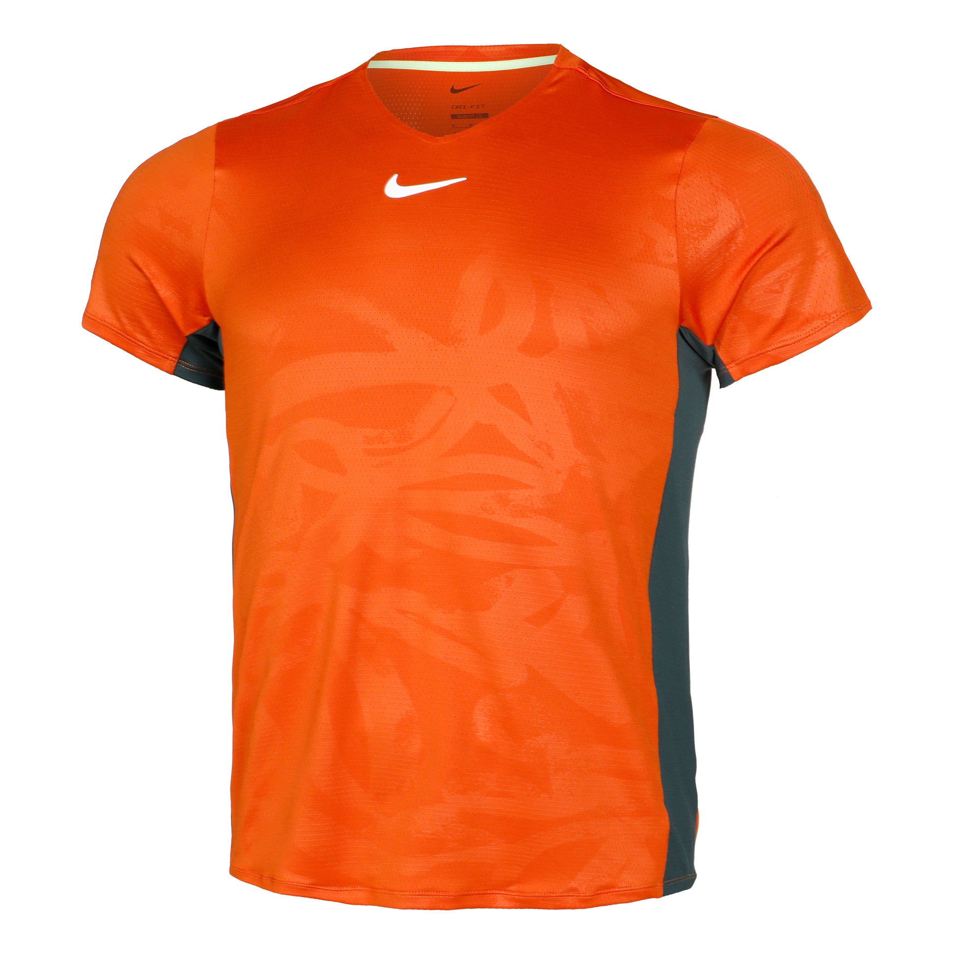 Nike Dri-Fit Court Printed Tričko Muži - oranžová, zelená