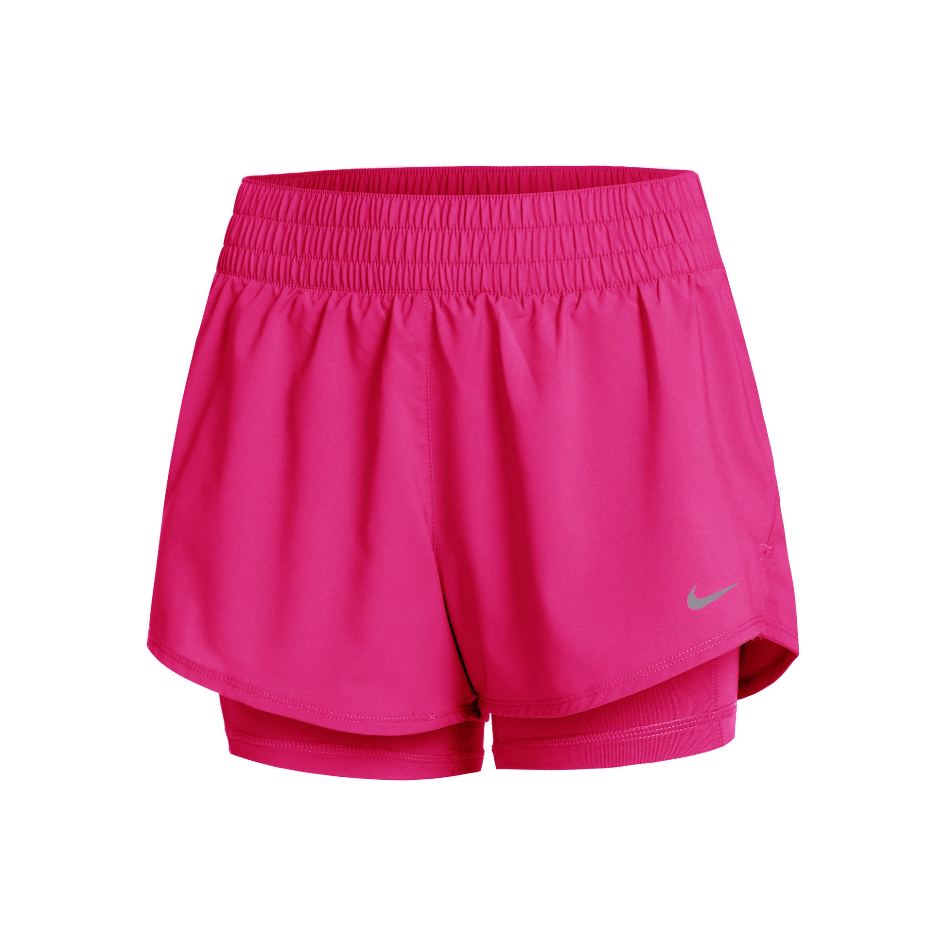 Nike Dri-Fit One Mid Rise 2in1 3in Šortky Dámy - růžová,