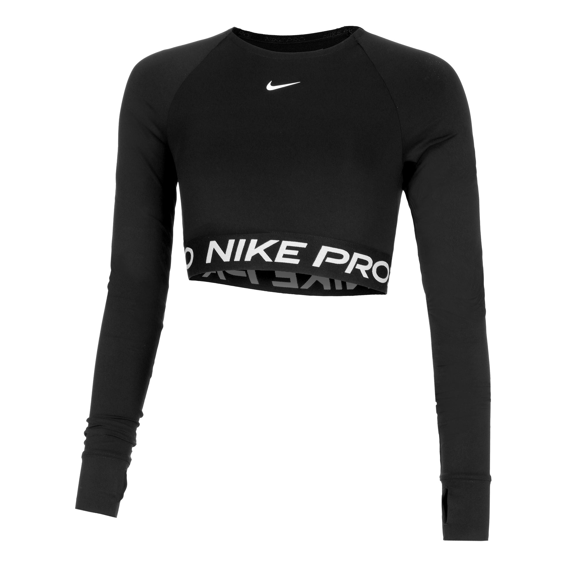 Nike Pro Dri-Fit 365 Crop S dlouhým rukávem Dámy - černá,