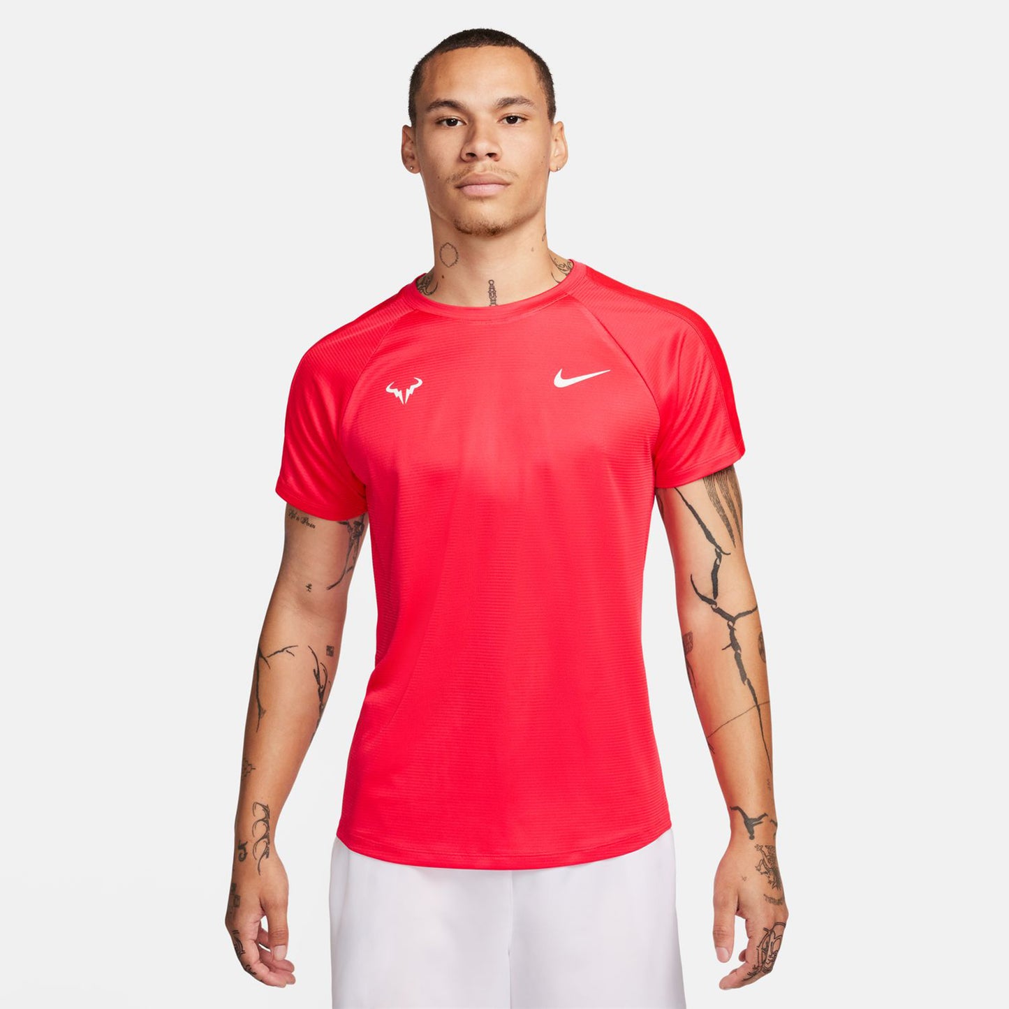 Nike Dri-Fit RAFA MNK Challenger Tričko Muži - tmavě červená,