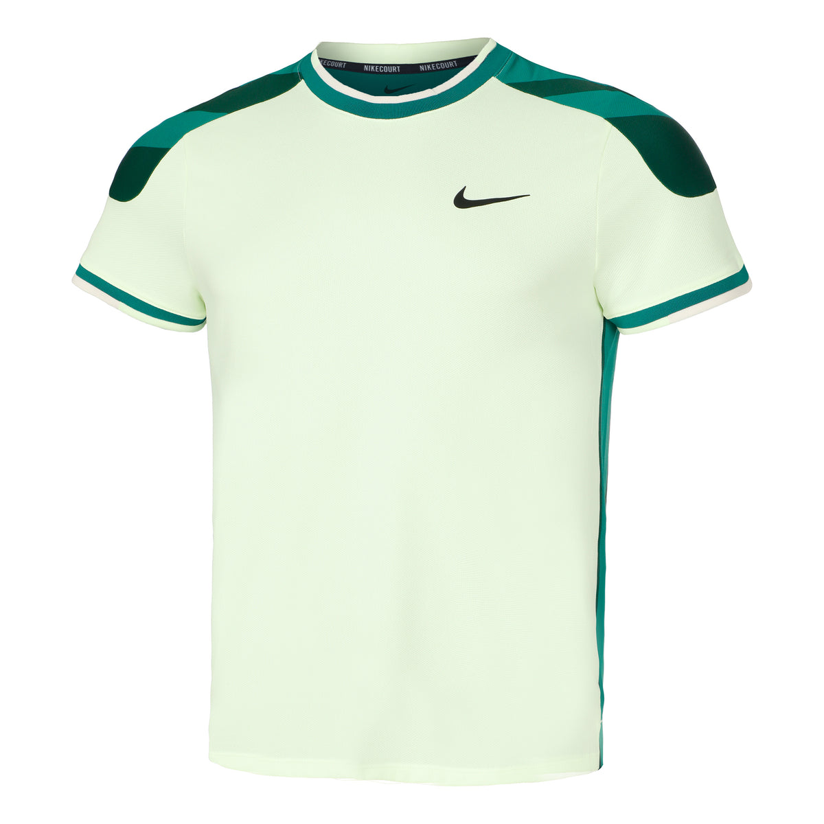 Nike Court Court Dri-Fit Slam Tričko Muži - světle zelená, tmavě zelená
