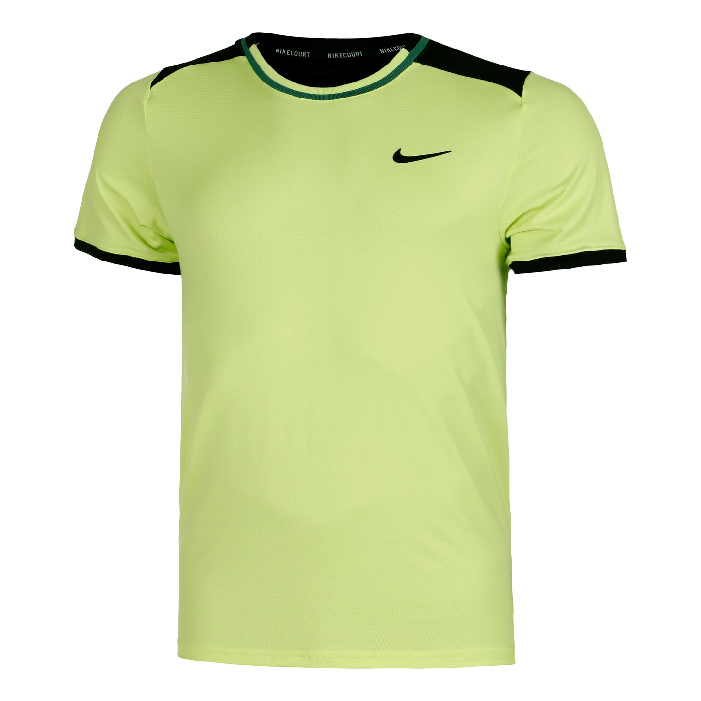 Nike Court Dri-Fit Advantage Tričko Muži - citrónově žlutá, černá