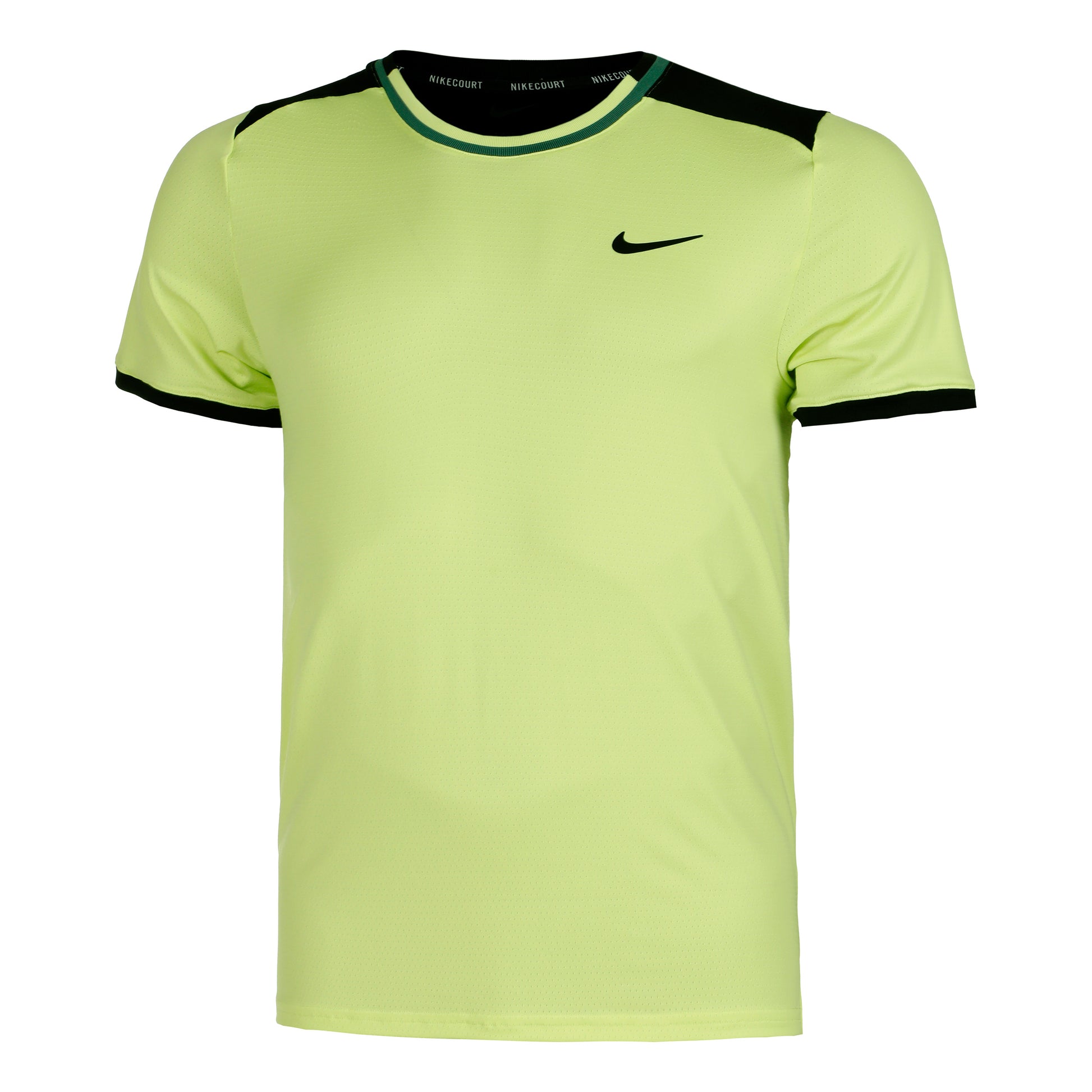 Nike Court Dri-Fit Advantage Tričko Muži - citrónově žlutá, černá
