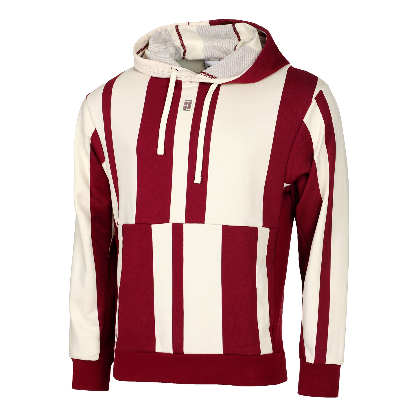 Nike Court Dri-Fit Heritage Fleece Hoody Muži - červená, krémová