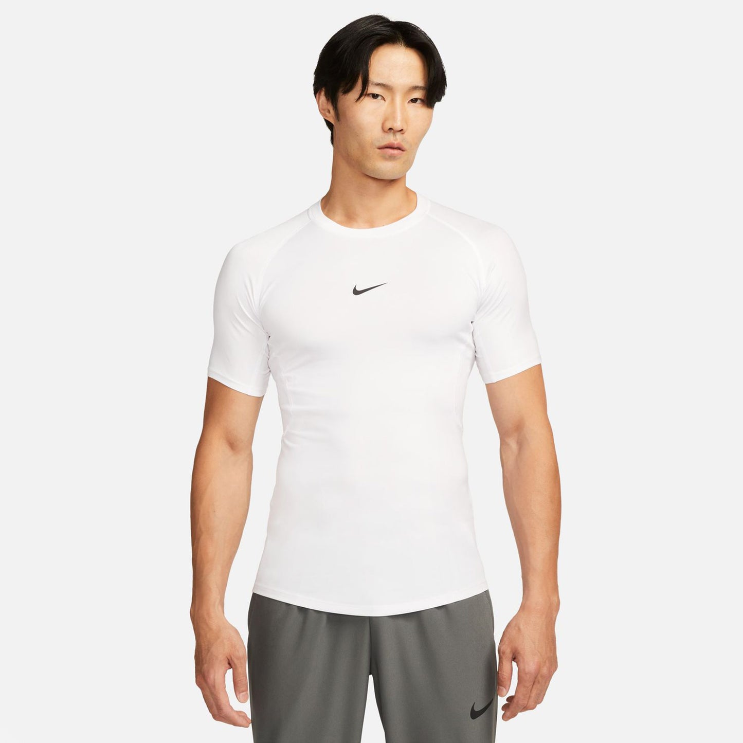 Nike Dri-Fit Pro Tight Fitness Tričko Muži-Bílá,Černá