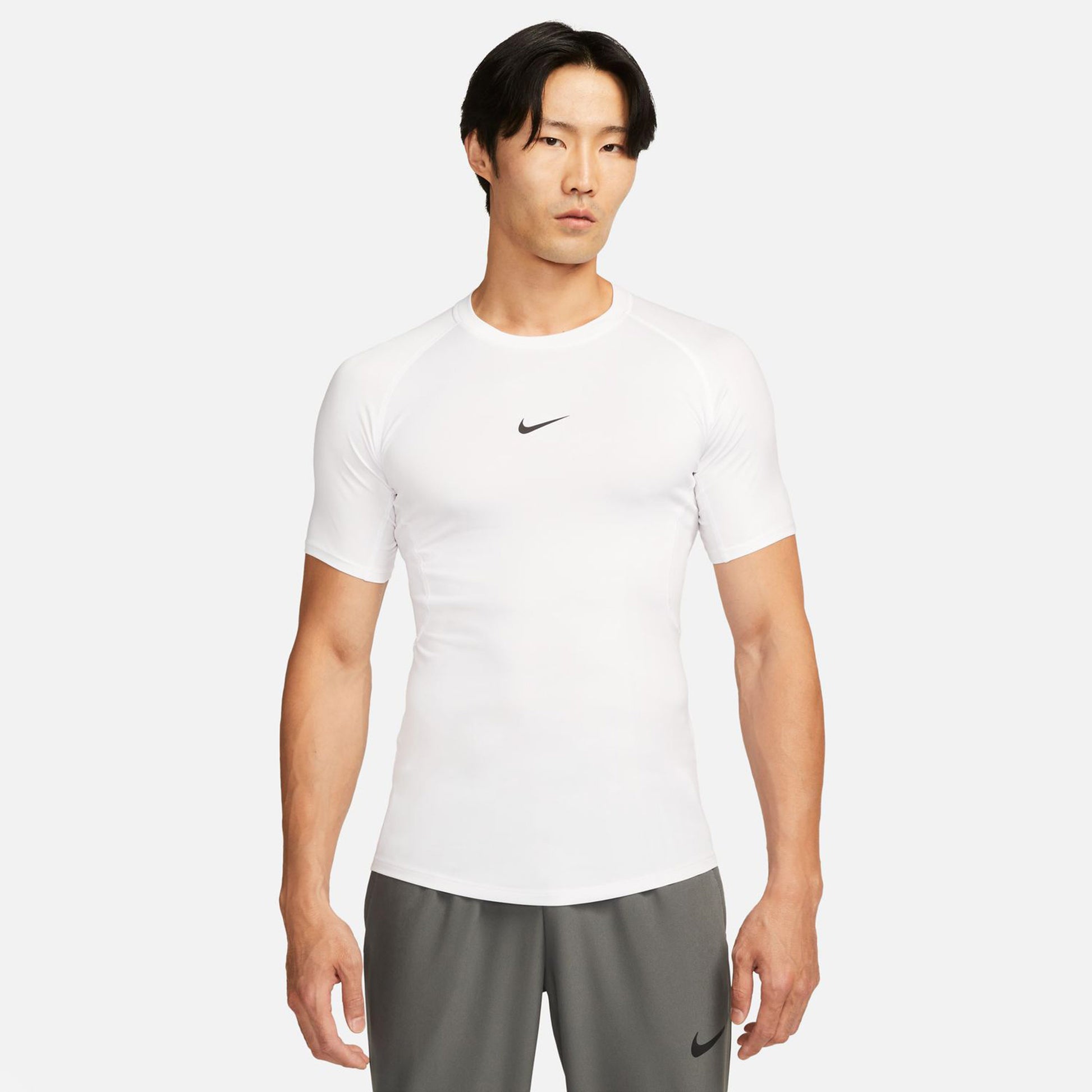 Nike Dri-Fit Pro Tight Fitness Tričko Muži-Bílá,Černá