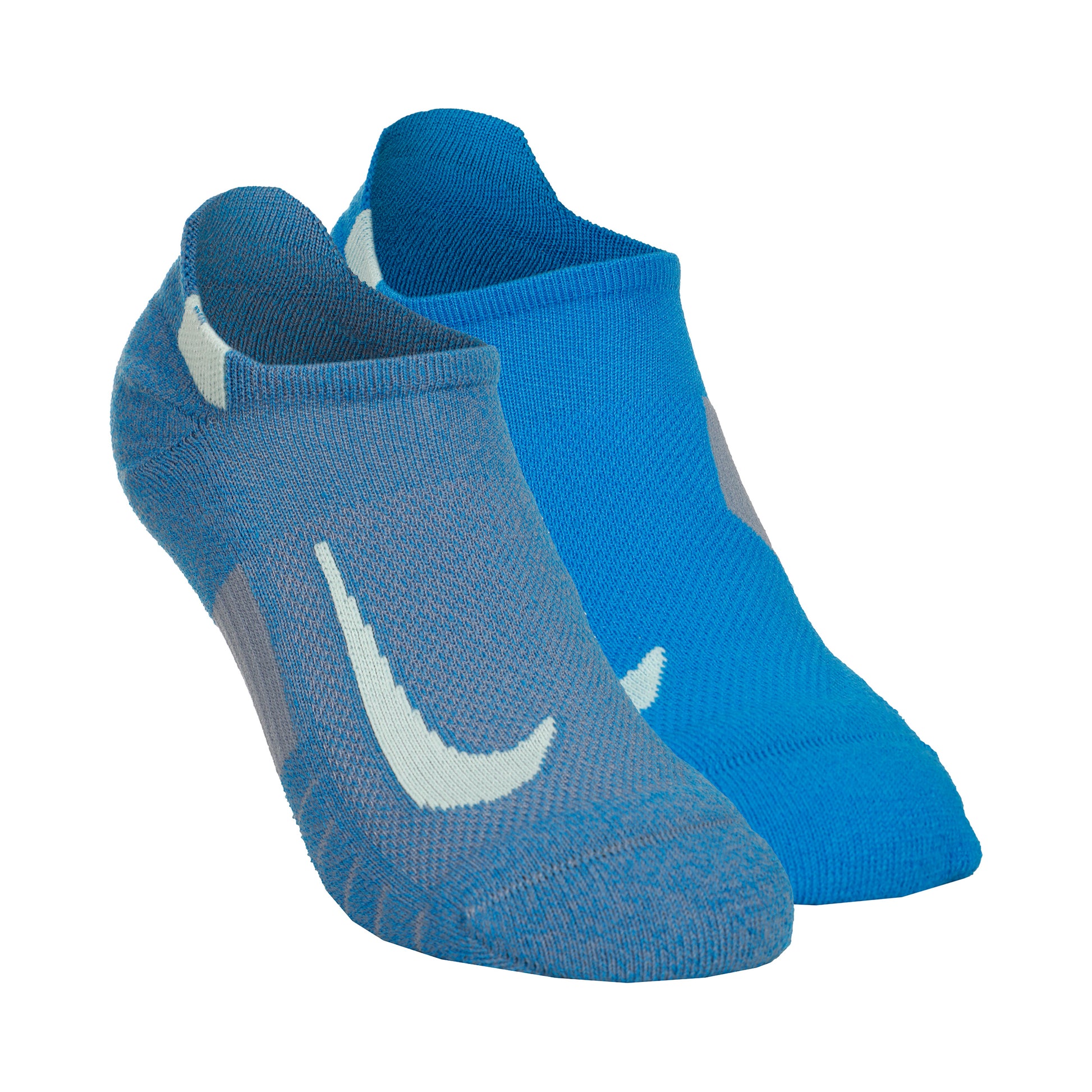 Nike Dri-Fit Multiplier No-Show Socks Running ponožky 2ks v baleni Unisex - modrá,