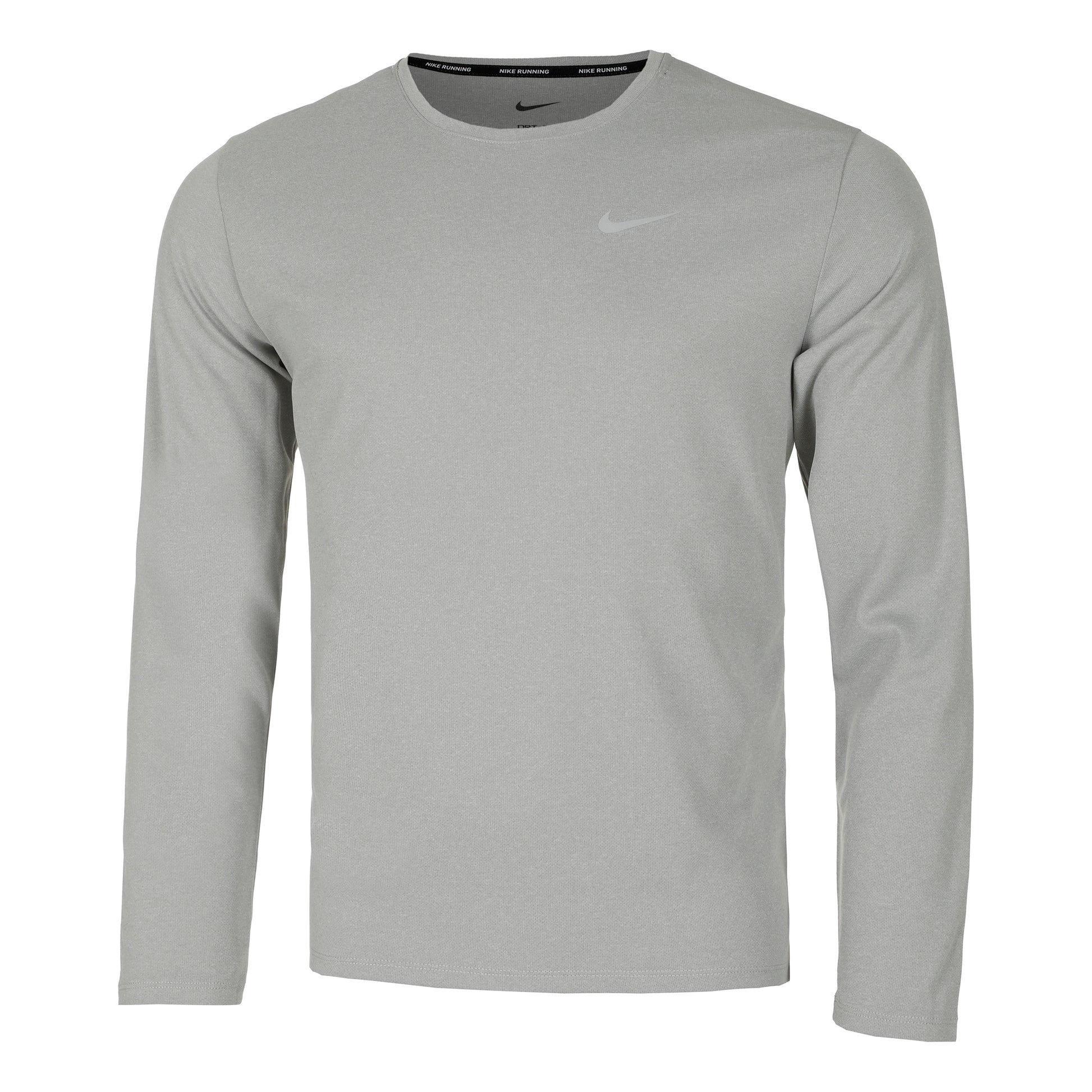 Nike Dri-Fit Miler Dri-Fit Miler UV Běžecké Tričko Muži-Tmavě Šedá