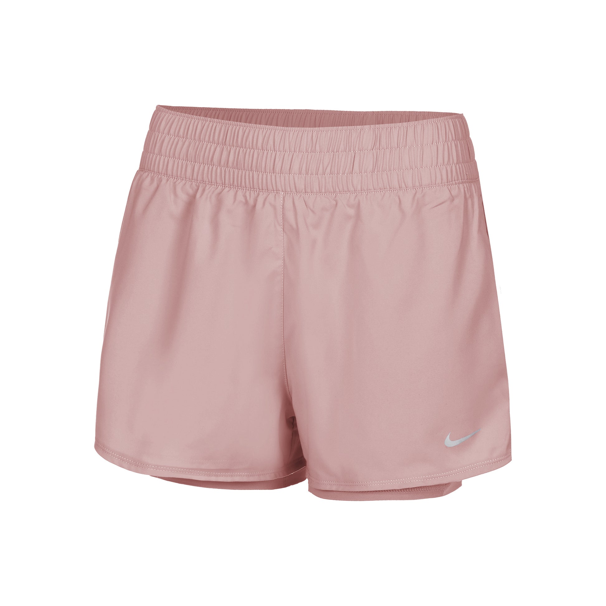 Nike Dri-Fit One Mid Rise 2in1 3in Šortky Dámy - stará růžová,
