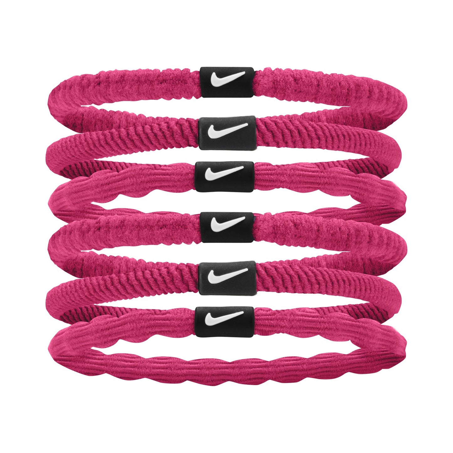 Nike Flex Hair Tie Čelenka 6ks balení Unisex - růžová,