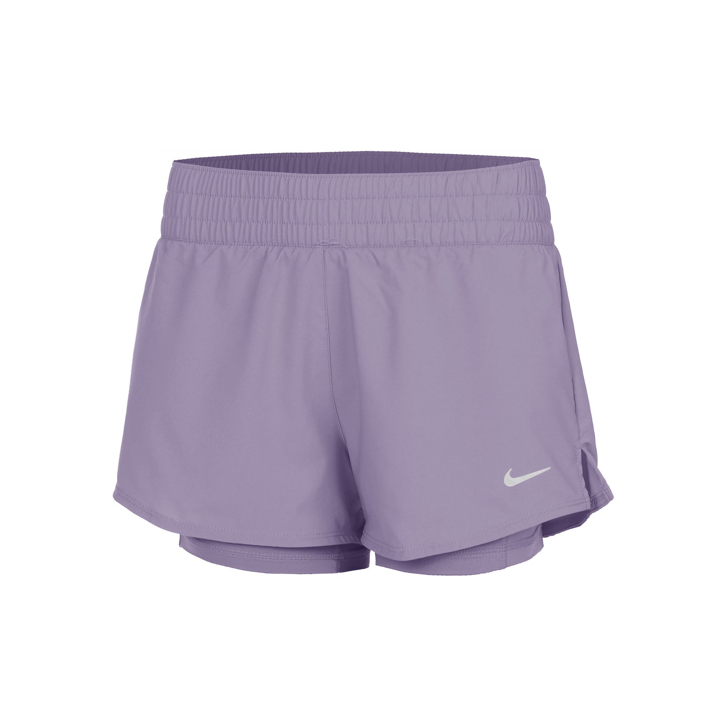 Nike Dri-Fit One Mid Rise 2in1 3in Šortky Dámy - šeříková,