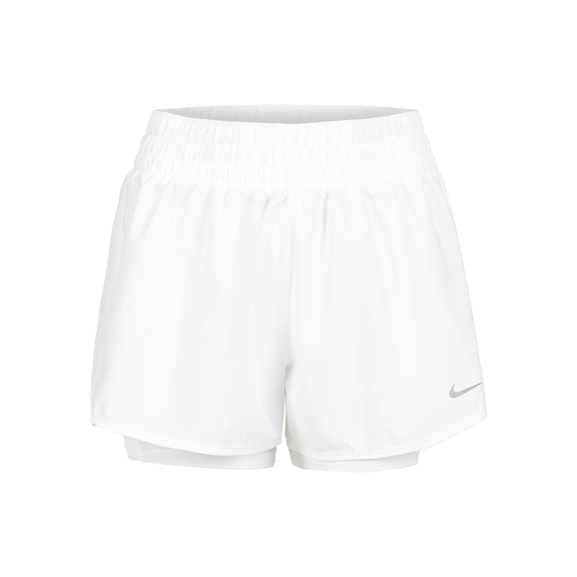 Nike Dri-Fit One Mid Rise 2in1 3in Šortky Dámy - bílá,
