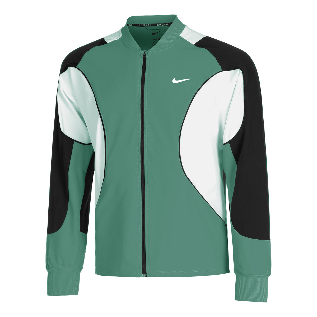 Nike Court Dri-Fit Advantage Tréninková bunda Muži - tmavě zelená, bílá