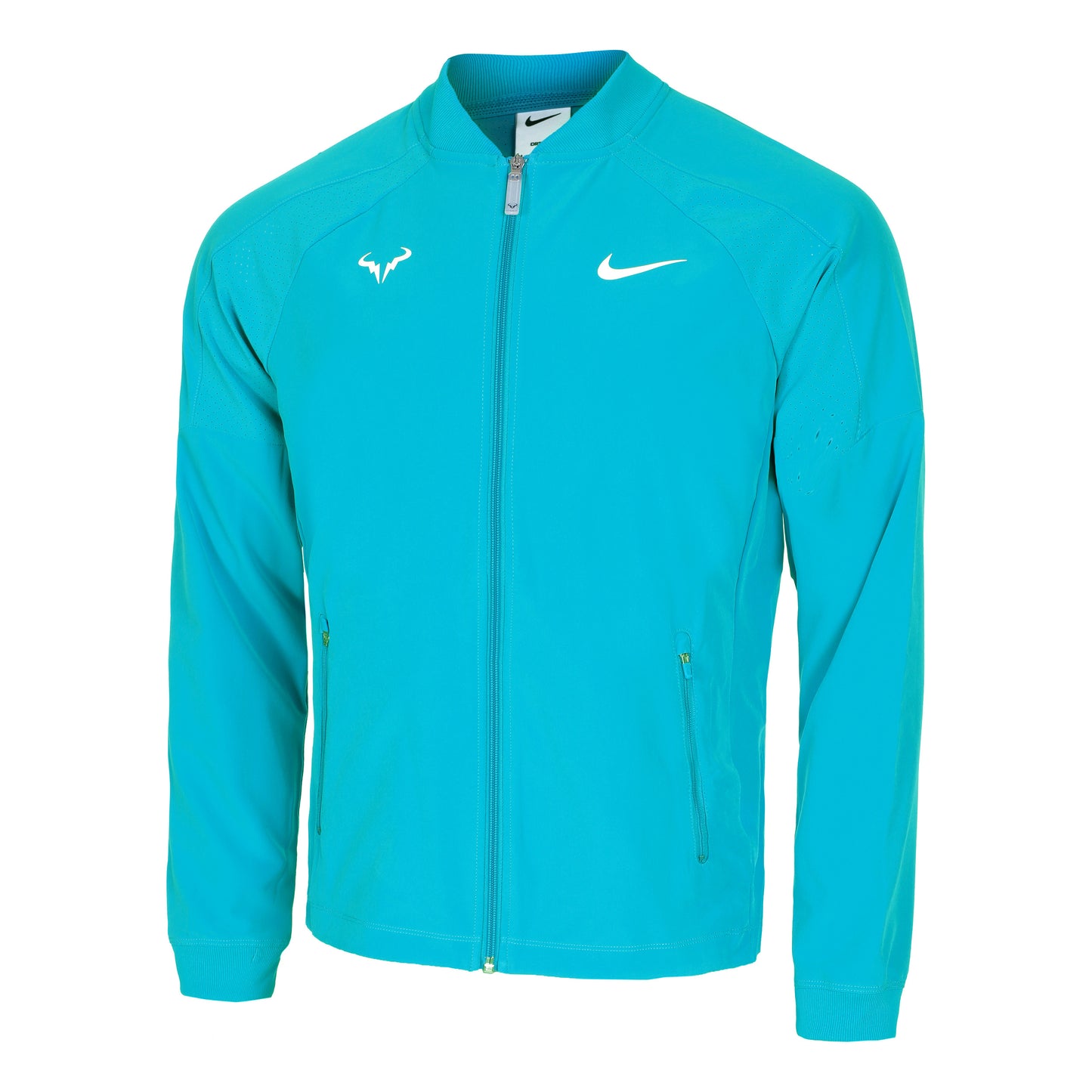 Nike Dri-Fit RAFA MNK Tréninková bunda Muži - tyrkysová,