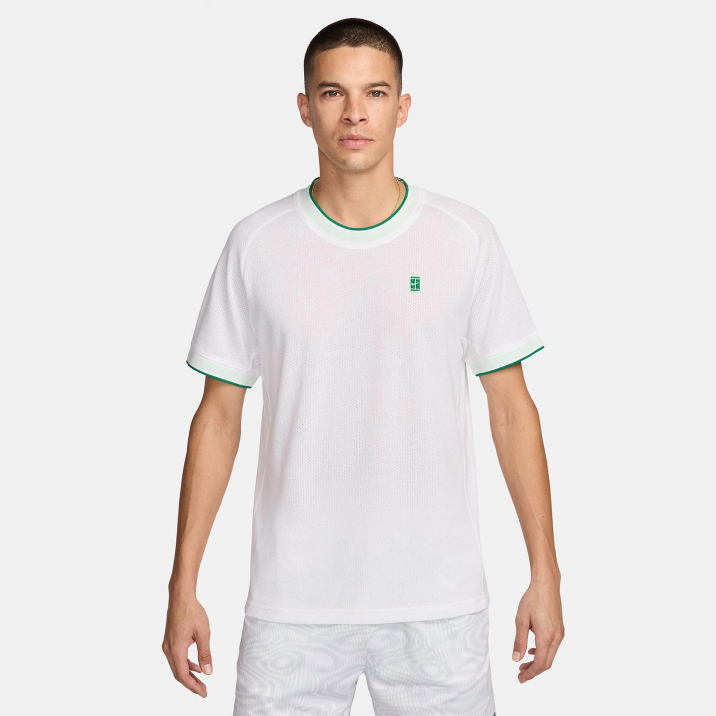 Nike Court Heritage Tričko Muži - bílá, zelená