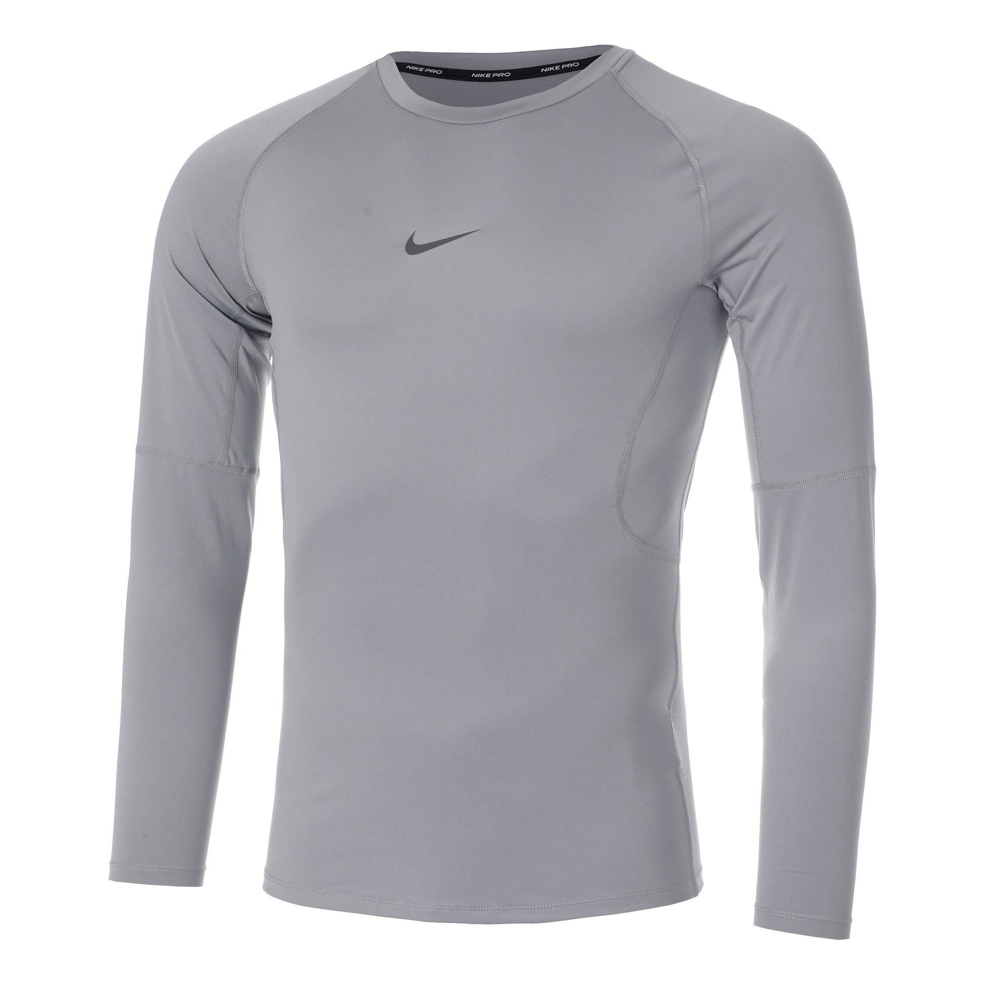 Nike Pro S Dlouhým Rukávem Muži-Světle Šedá
