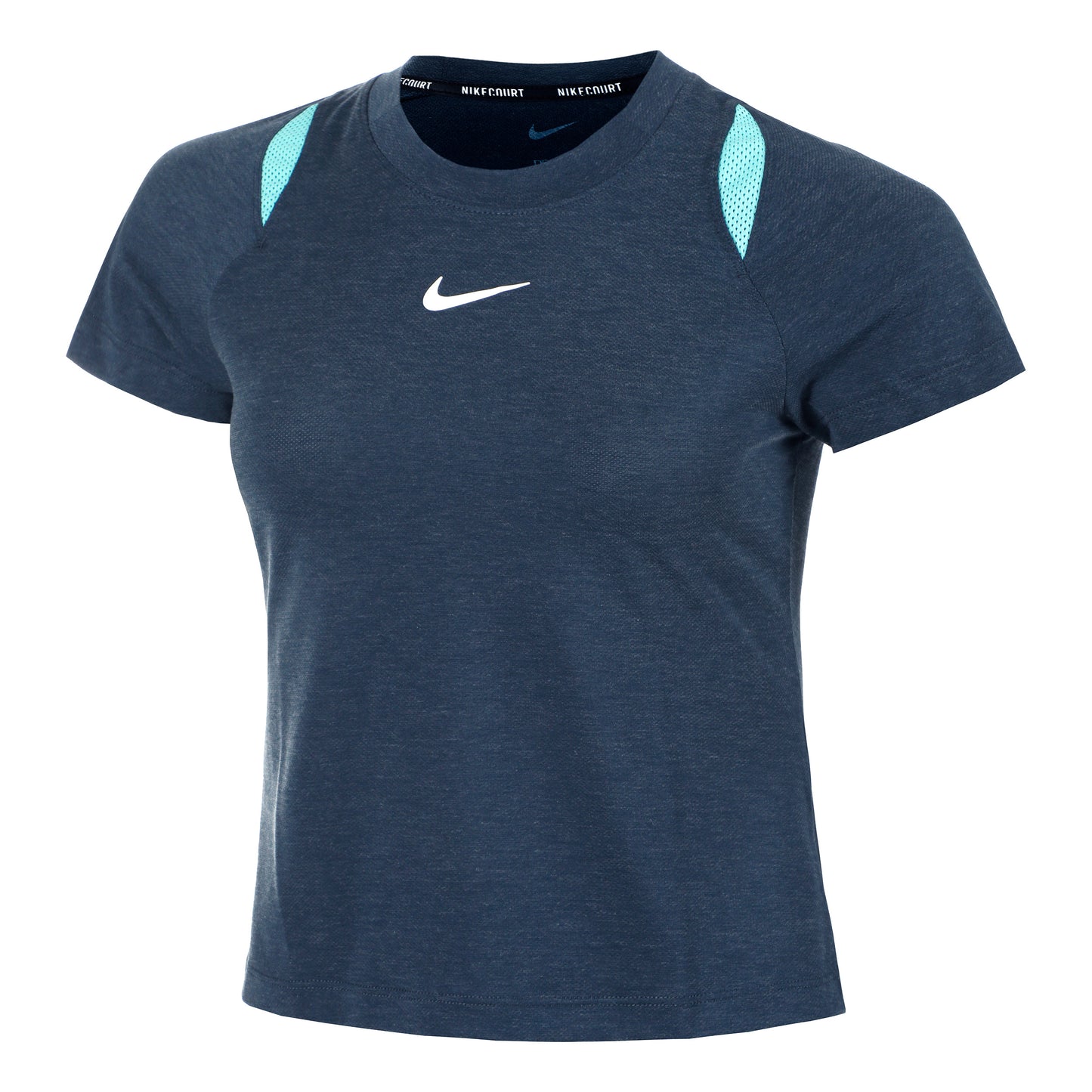Nike Court Dri-Fit Advantage Tričko Dámy - tmavě modrá, tyrkysová