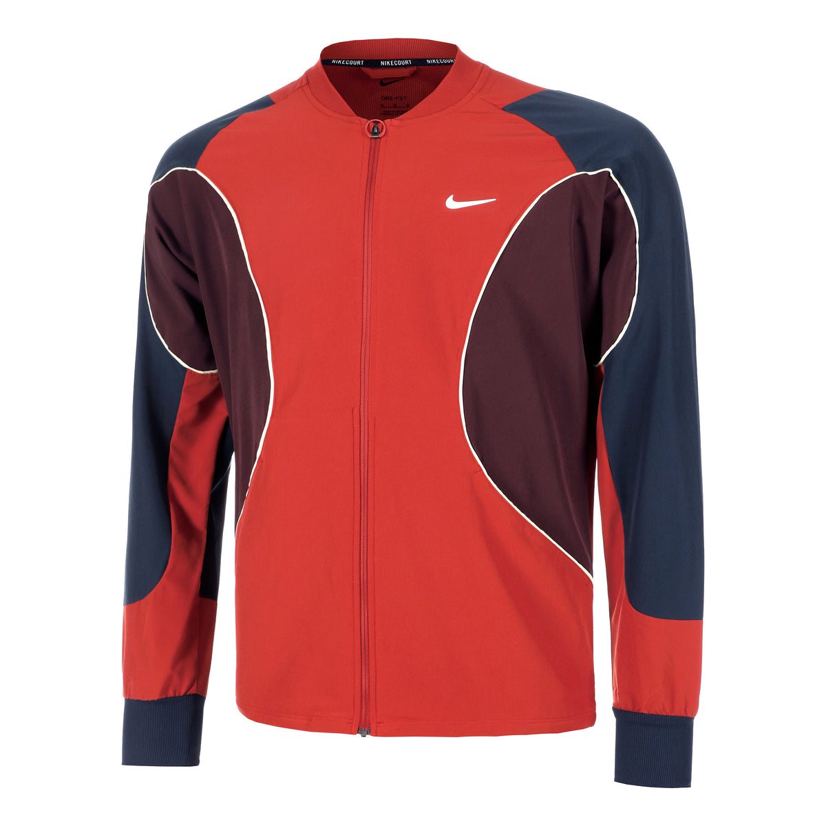 Nike Court Dri-Fit Advantage Tréninková bunda Muži - červená, vícebarevné