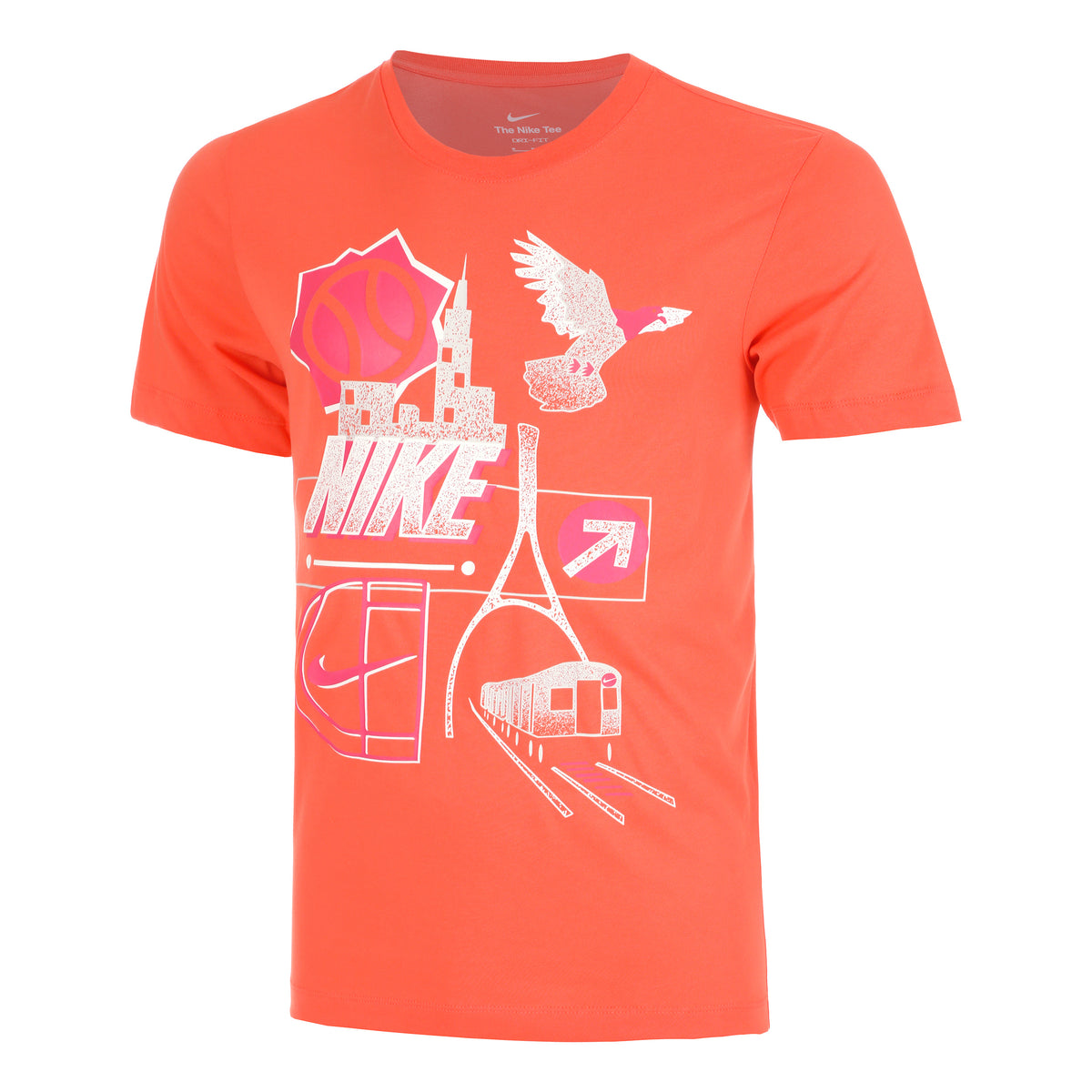 Nike Dri-Fit OC Tričko Muži - oranžová, vícebarevné