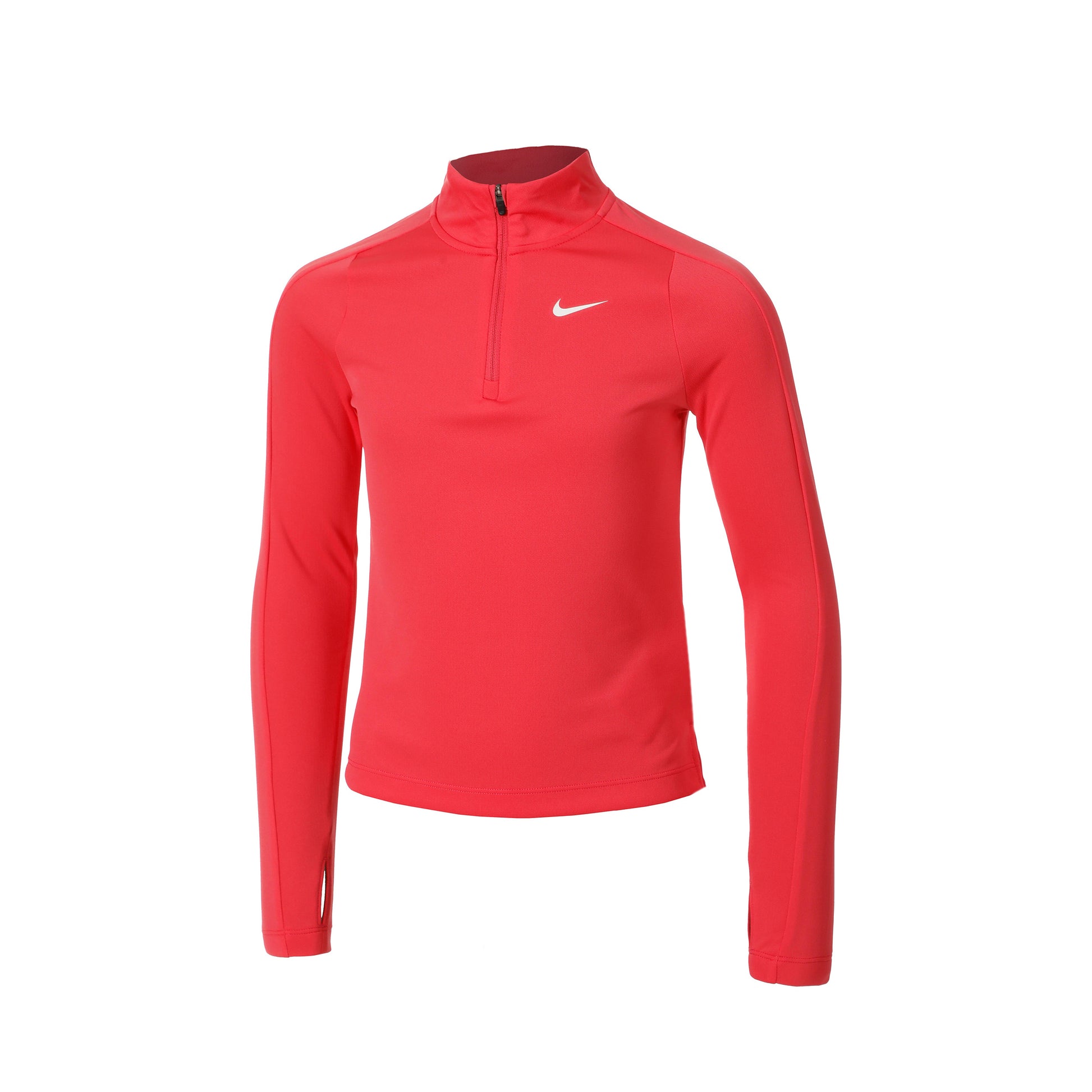Nike Dri-Fit Half-Zip S dlouhým rukávem Dívky - neonové růžová,