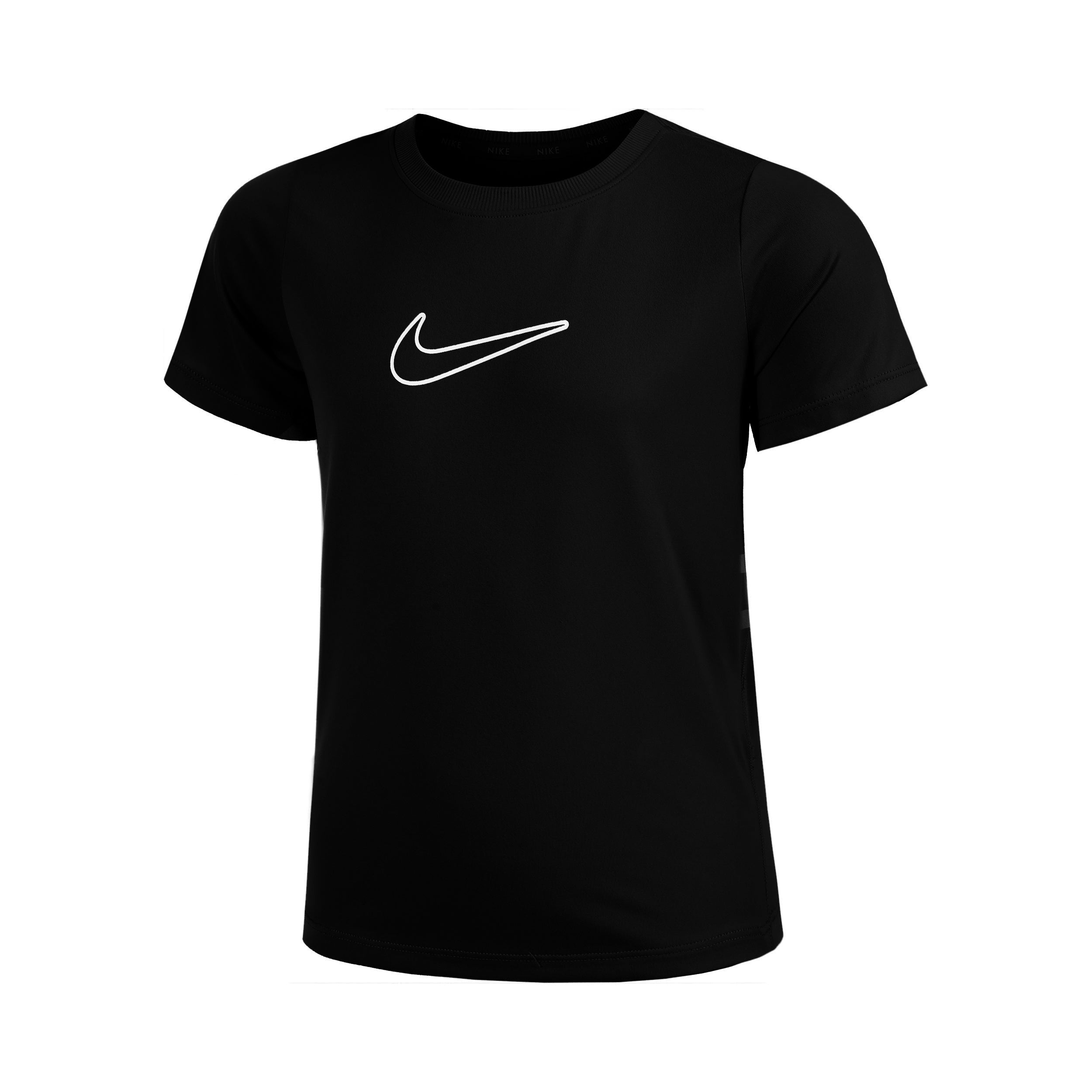 Nike Dri-Fit One STD Tričko Dívky-Černá