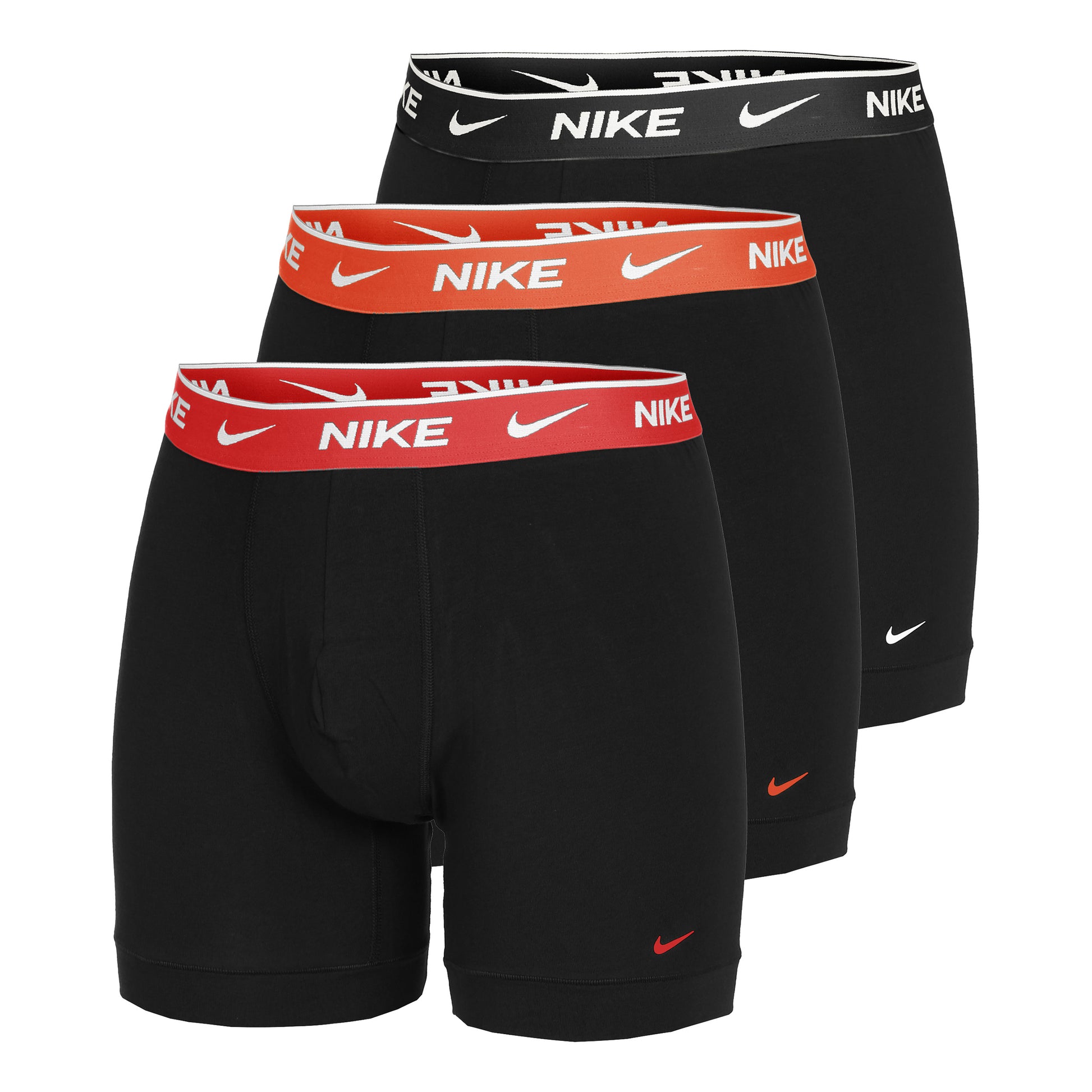 Nike Everyday Cotton Stretch Trenýrky 3ks v baleni Muži - černá,